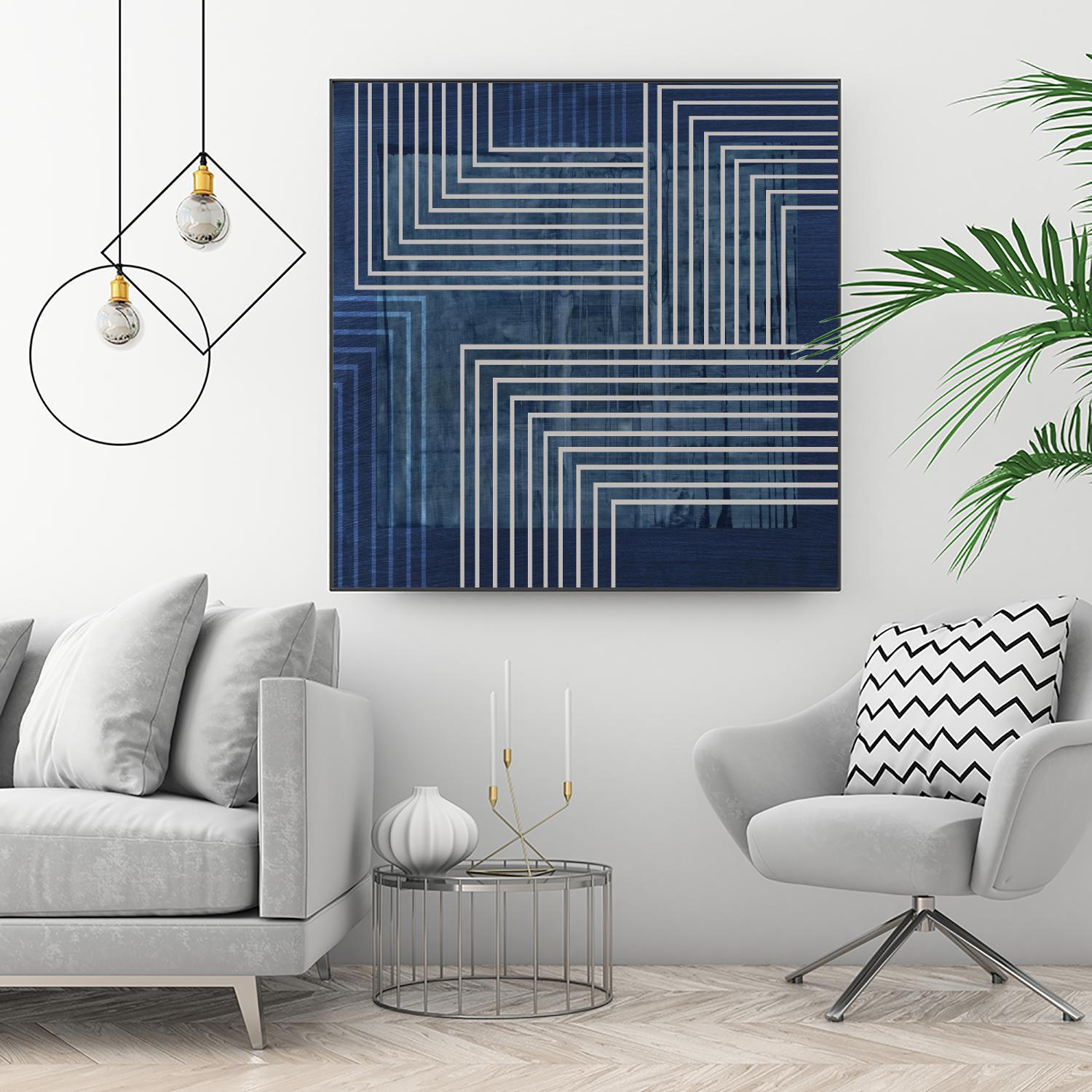 Beneath the Dark Blue Waves II by PI Studio on GIANT ART - abstract