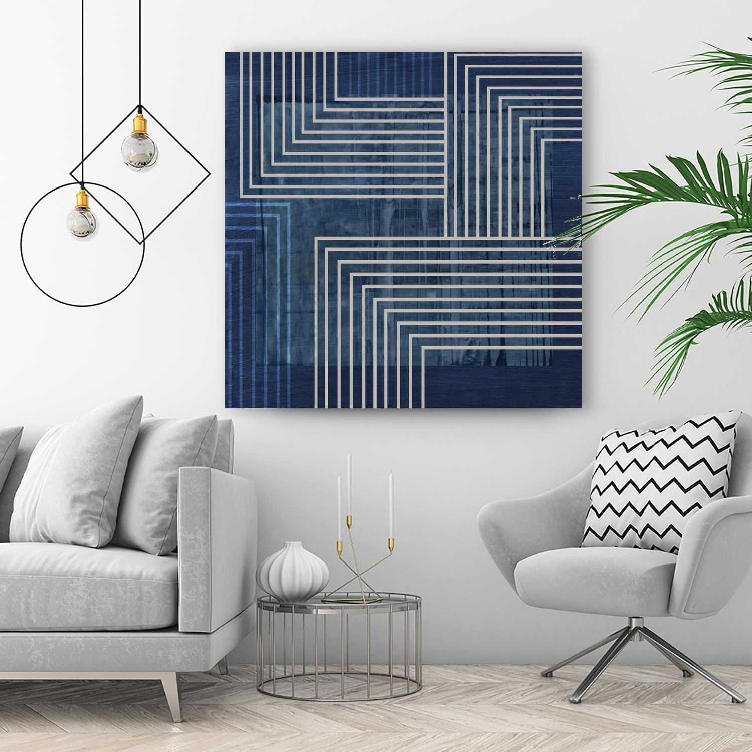 Beneath the Dark Blue Waves II by PI Studio on GIANT ART - abstract