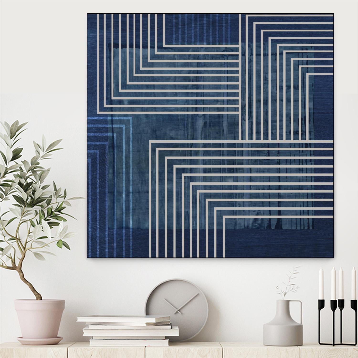 Beneath the Dark Blue Waves II by PI Studio on GIANT ART - abstract