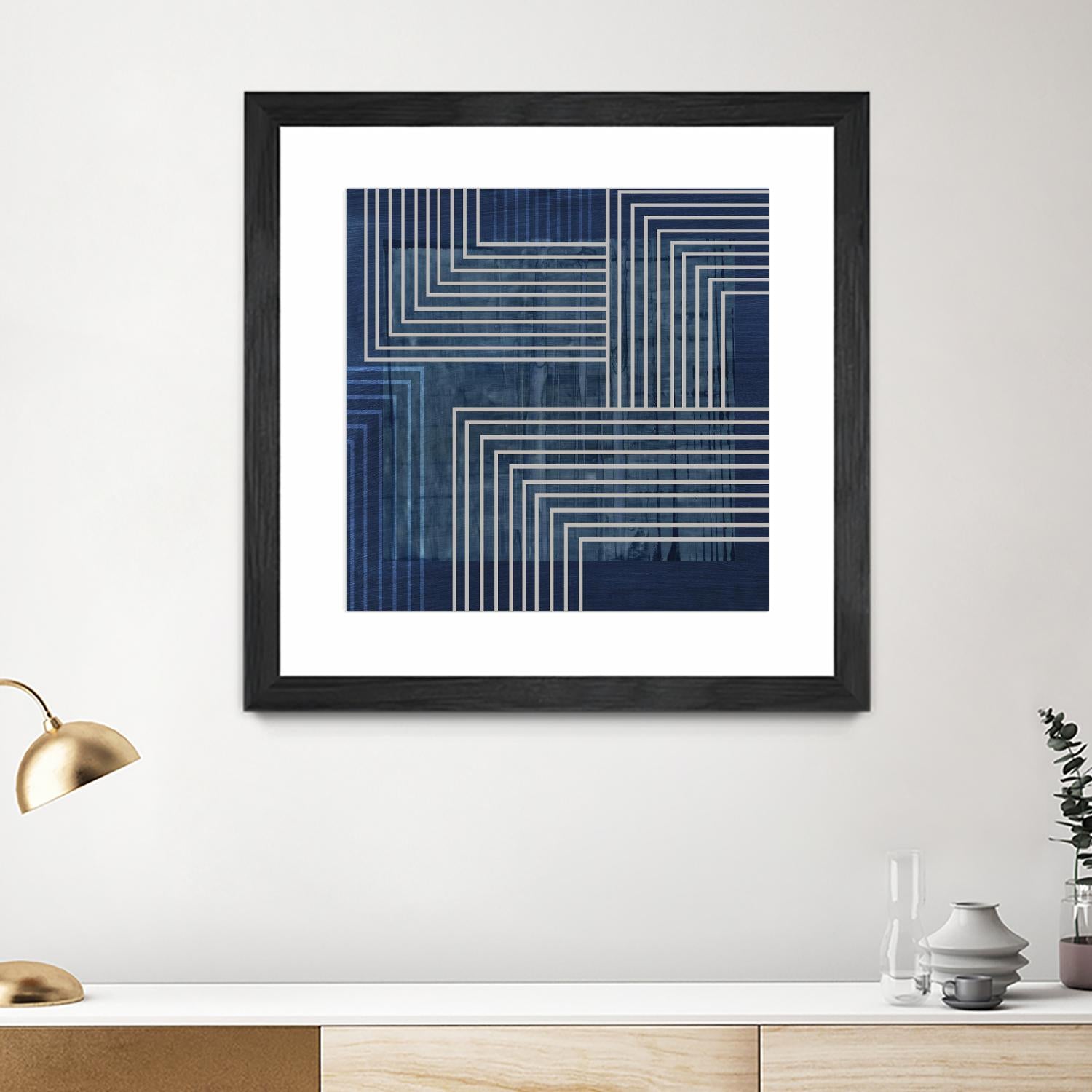 Beneath the Dark Blue Waves II by PI Studio on GIANT ART - abstract
