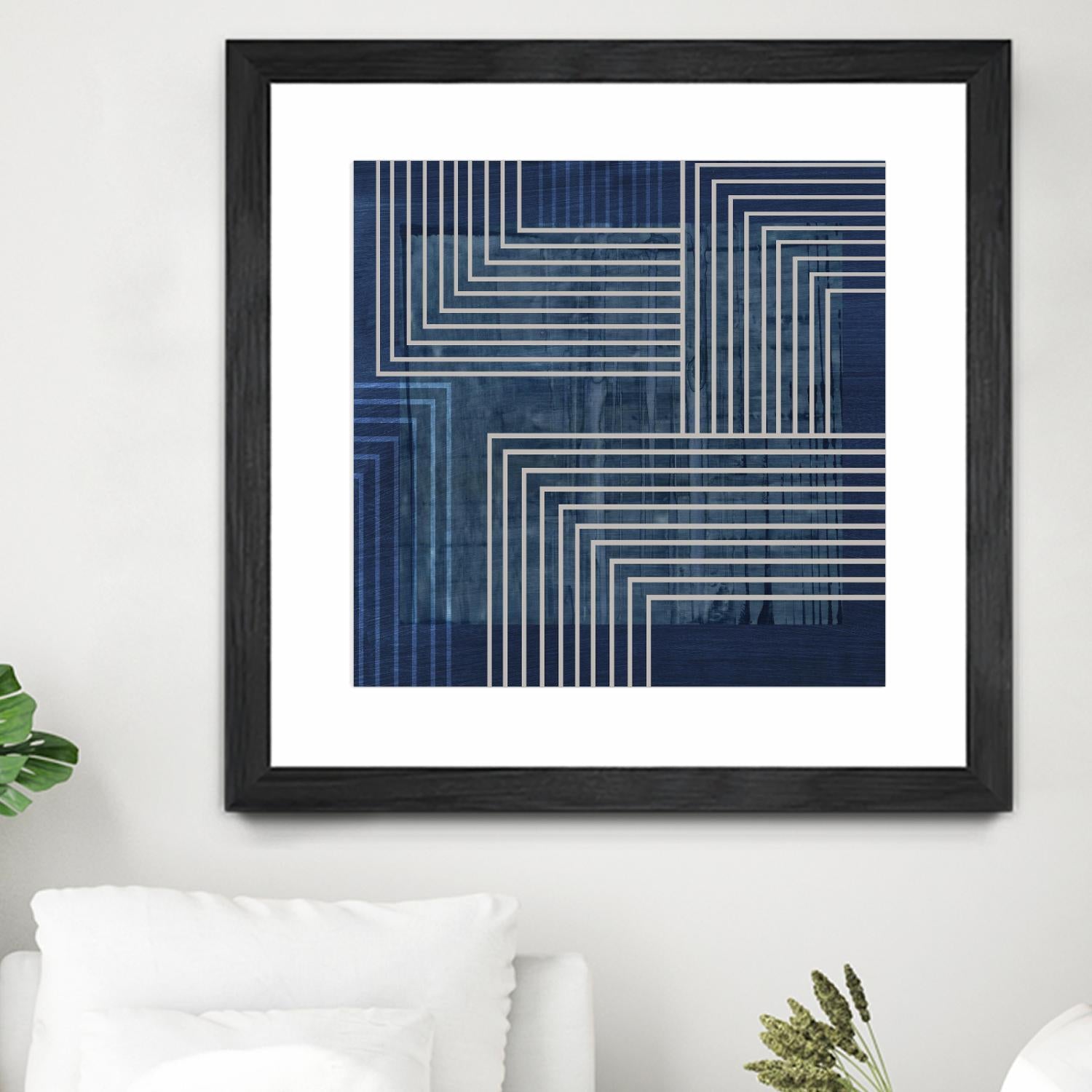 Beneath the Dark Blue Waves II by PI Studio on GIANT ART - abstract