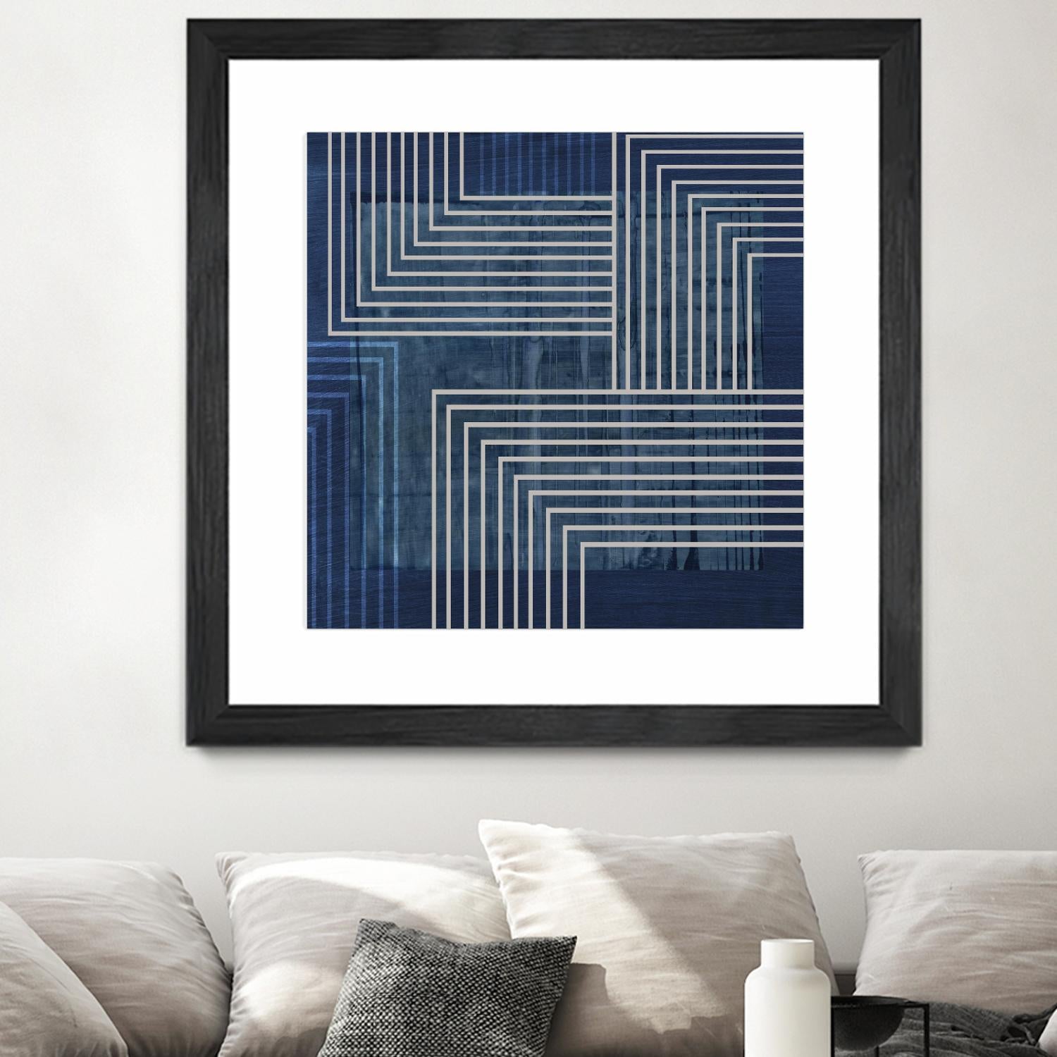 Beneath the Dark Blue Waves II by PI Studio on GIANT ART - abstract