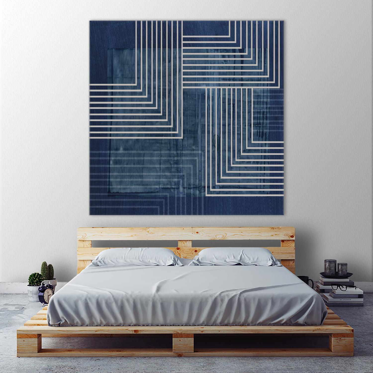 Beneath the Dark Blue Waves III by PI Studio on GIANT ART - abstract
