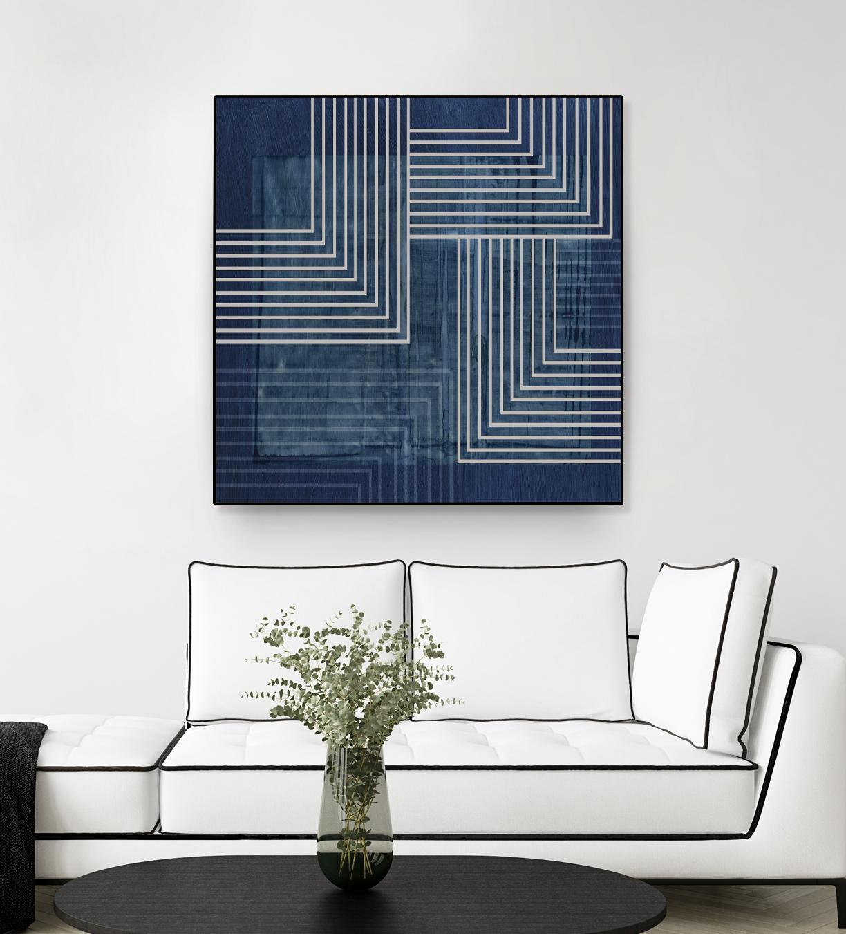 Beneath the Dark Blue Waves III by PI Studio on GIANT ART - abstract