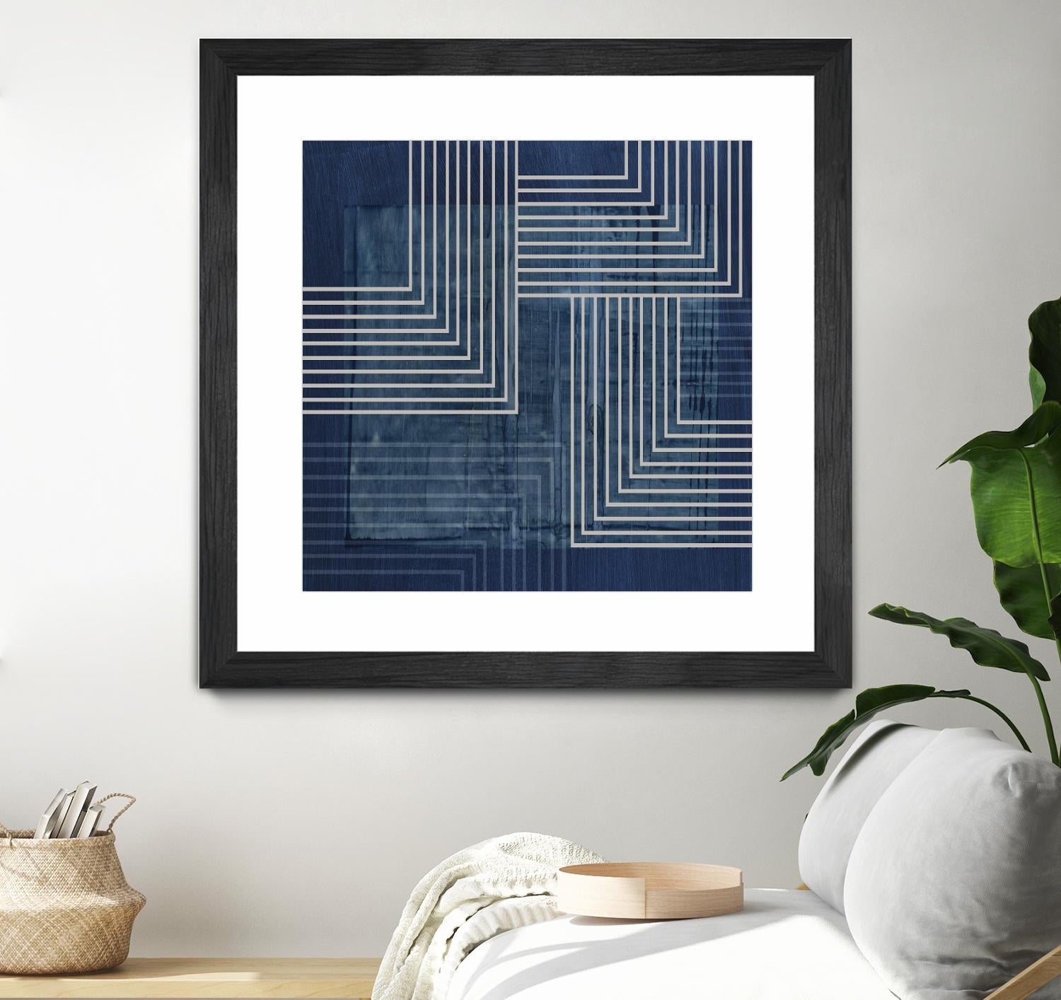 Beneath the Dark Blue Waves III by PI Studio on GIANT ART - abstract