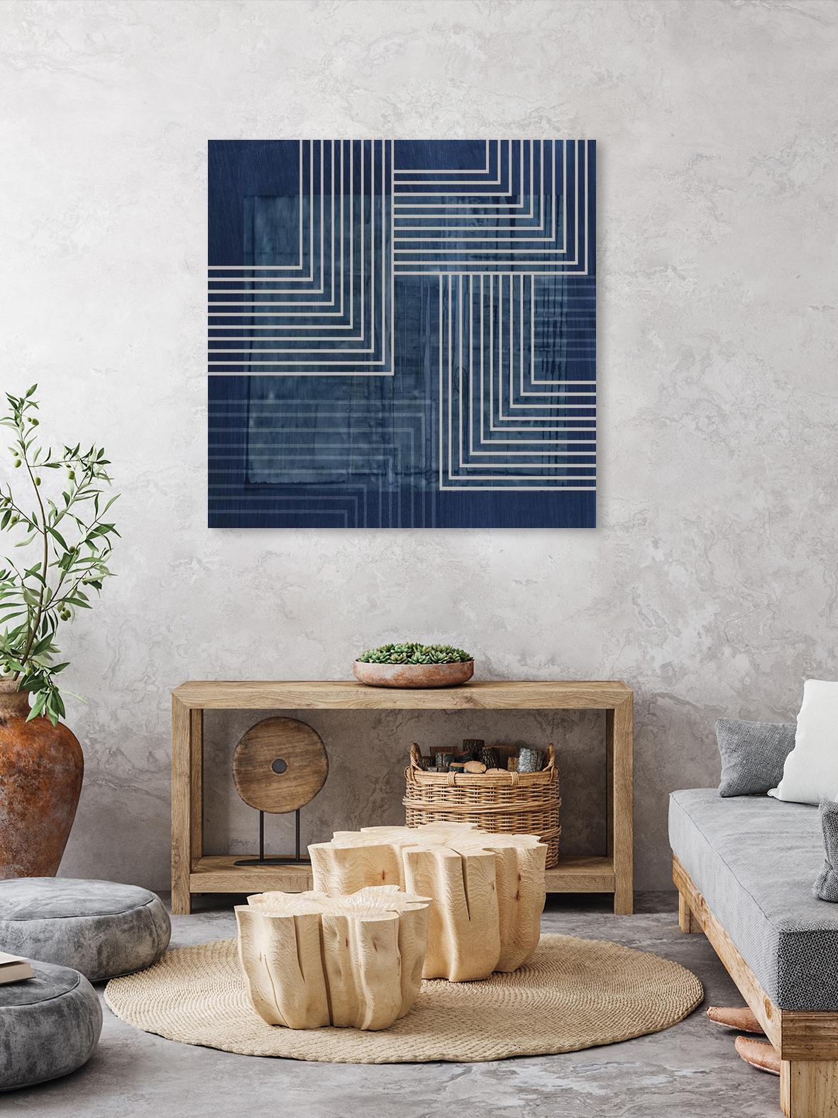 Beneath the Dark Blue Waves III by PI Studio on GIANT ART - abstract