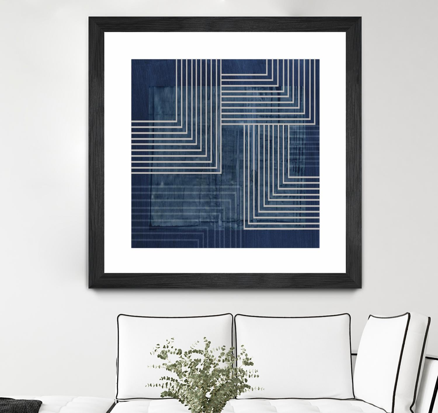 Beneath the Dark Blue Waves III by PI Studio on GIANT ART - abstract