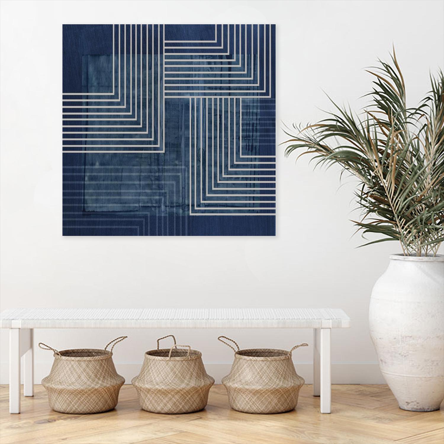 Beneath the Dark Blue Waves III by PI Studio on GIANT ART - abstract