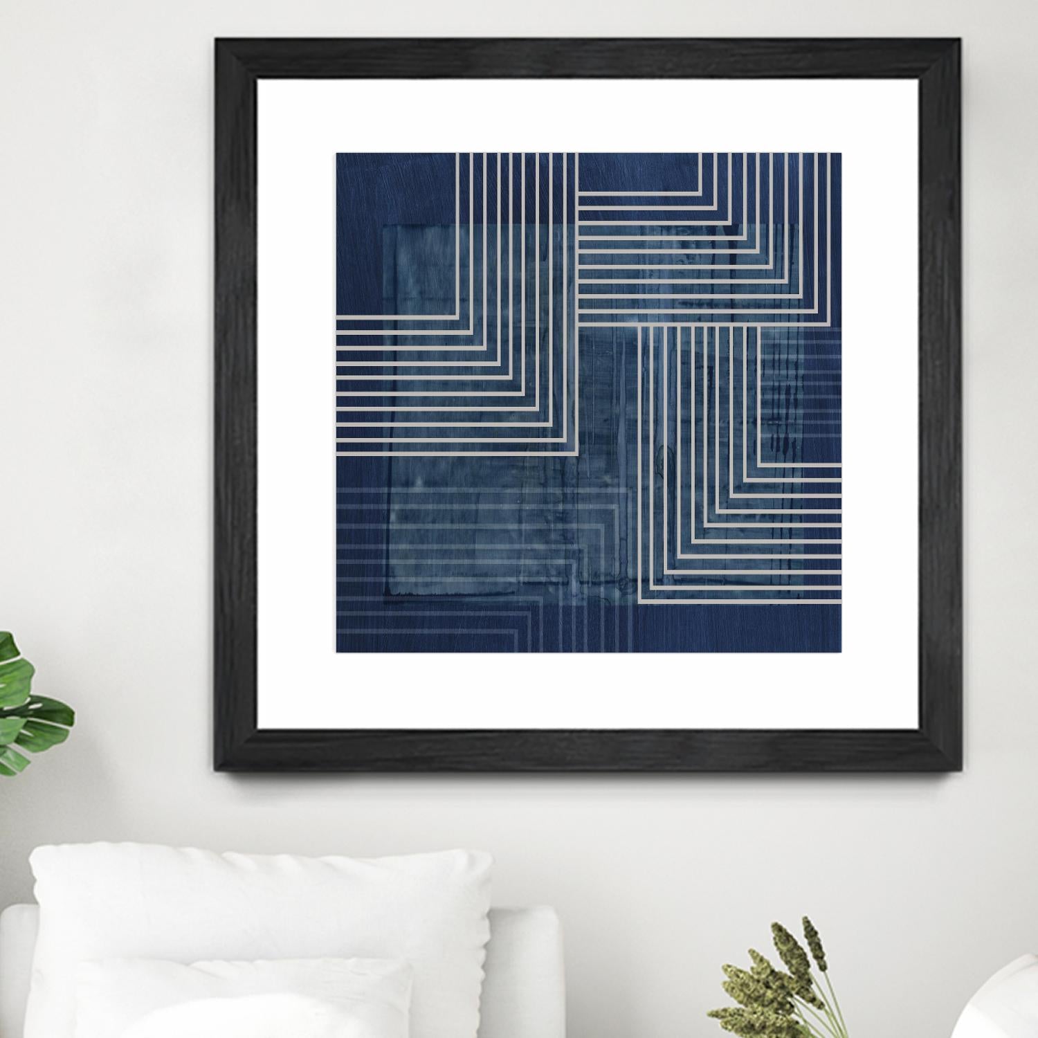 Beneath the Dark Blue Waves III by PI Studio on GIANT ART - abstract