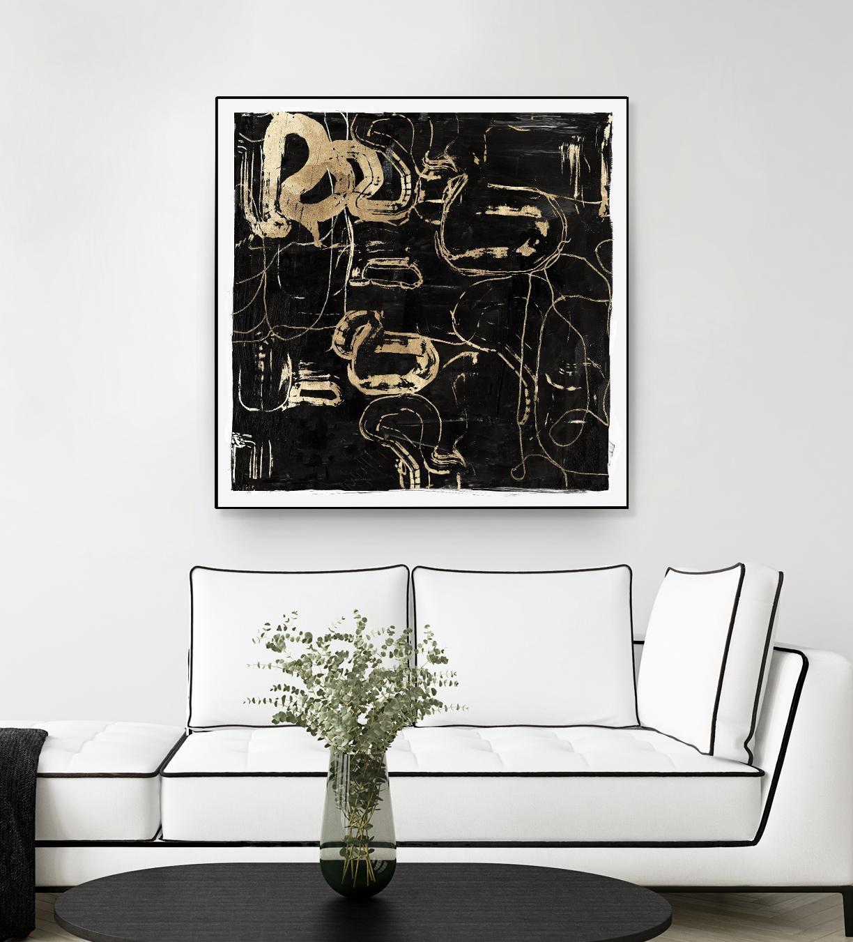 Golden Silence II by PI Studio on GIANT ART - abstract