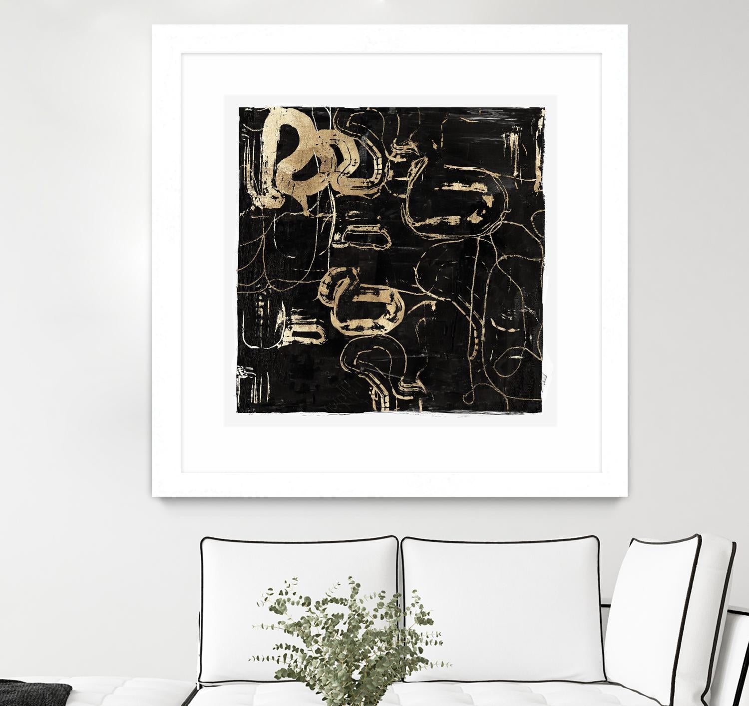 Golden Silence II by PI Studio on GIANT ART - abstract