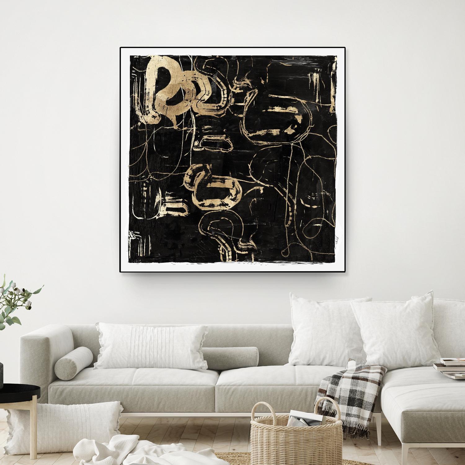Golden Silence II by PI Studio on GIANT ART - abstract
