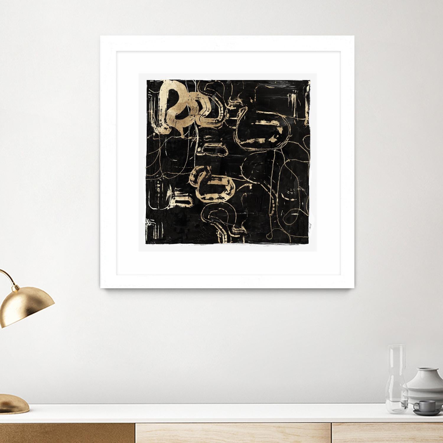 Golden Silence II by PI Studio on GIANT ART - abstract