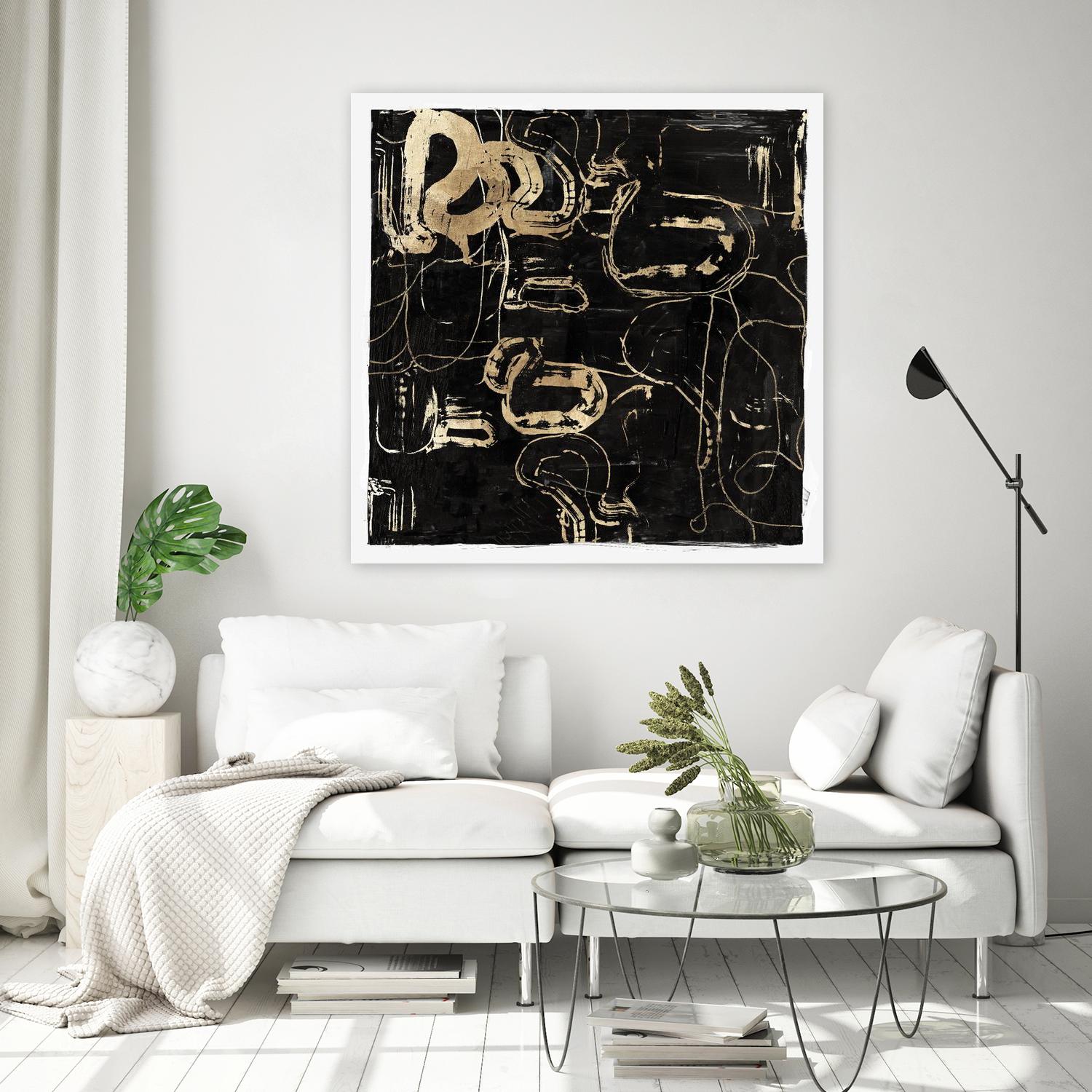 Golden Silence II by PI Studio on GIANT ART - abstract