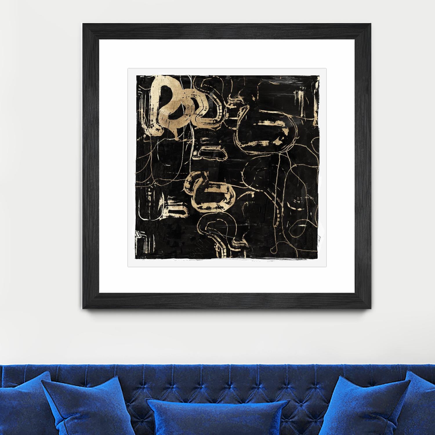 Golden Silence II by PI Studio on GIANT ART - abstract