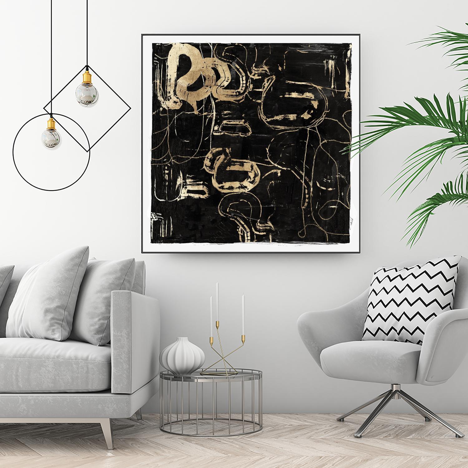 Golden Silence II by PI Studio on GIANT ART - abstract