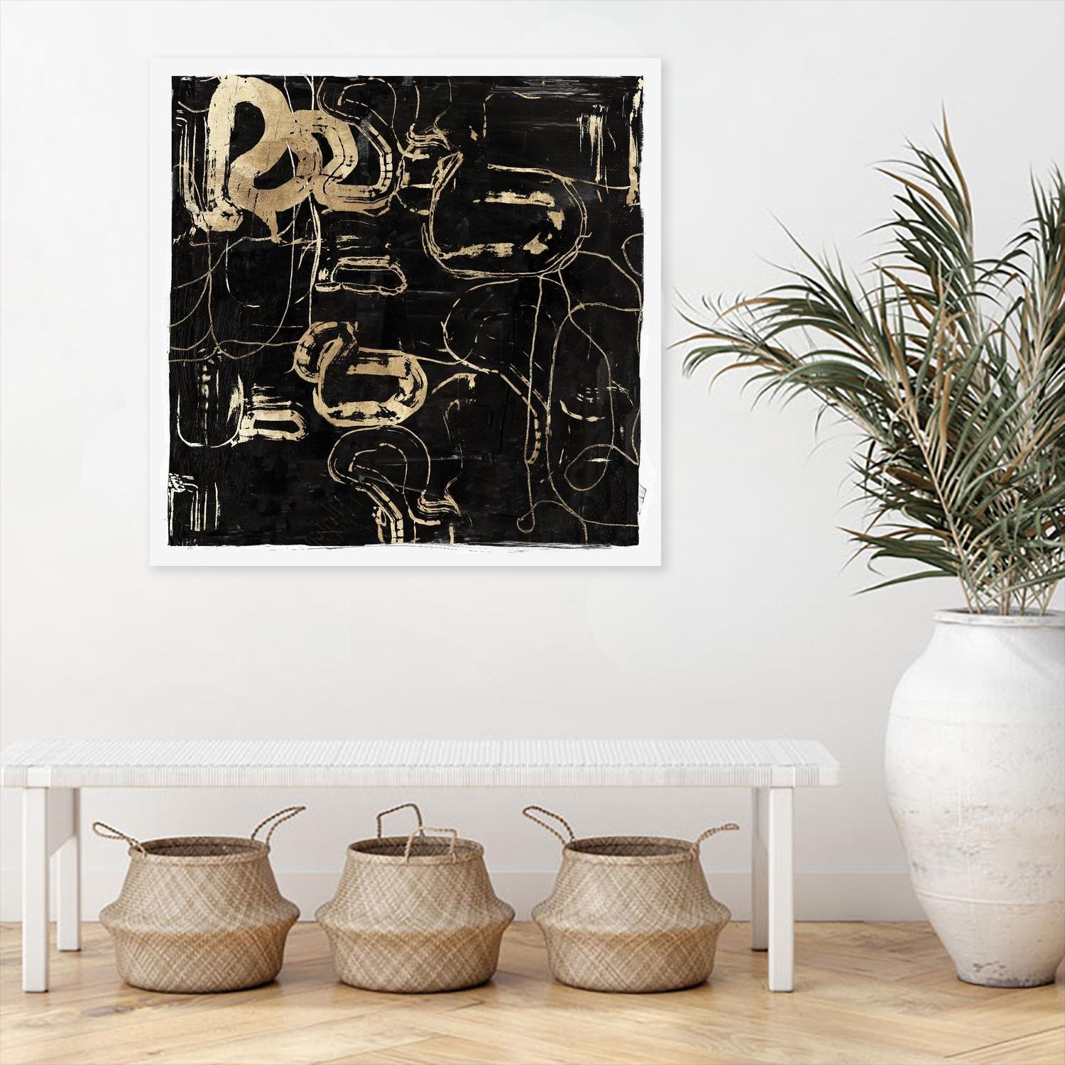 Golden Silence II by PI Studio on GIANT ART - abstract