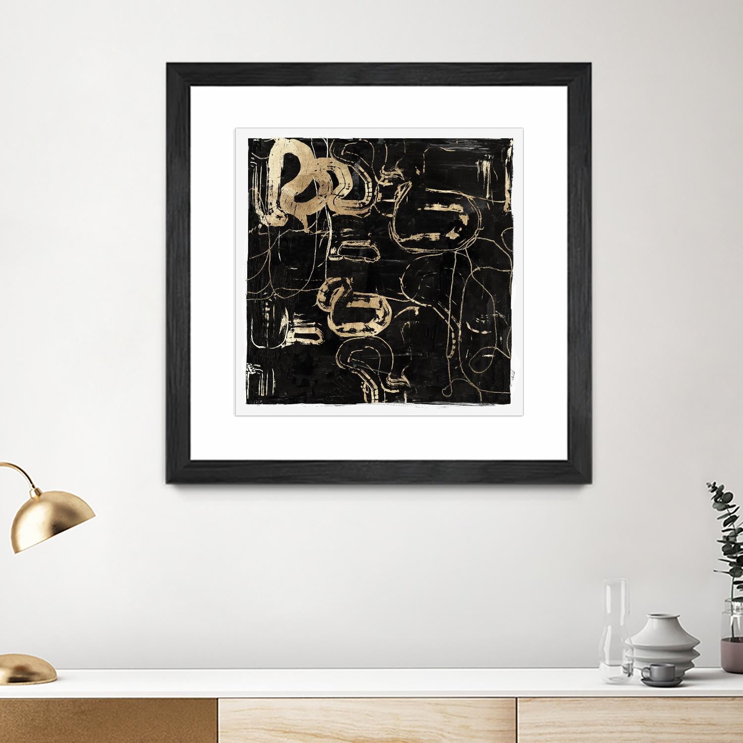 Golden Silence II by PI Studio on GIANT ART - abstract