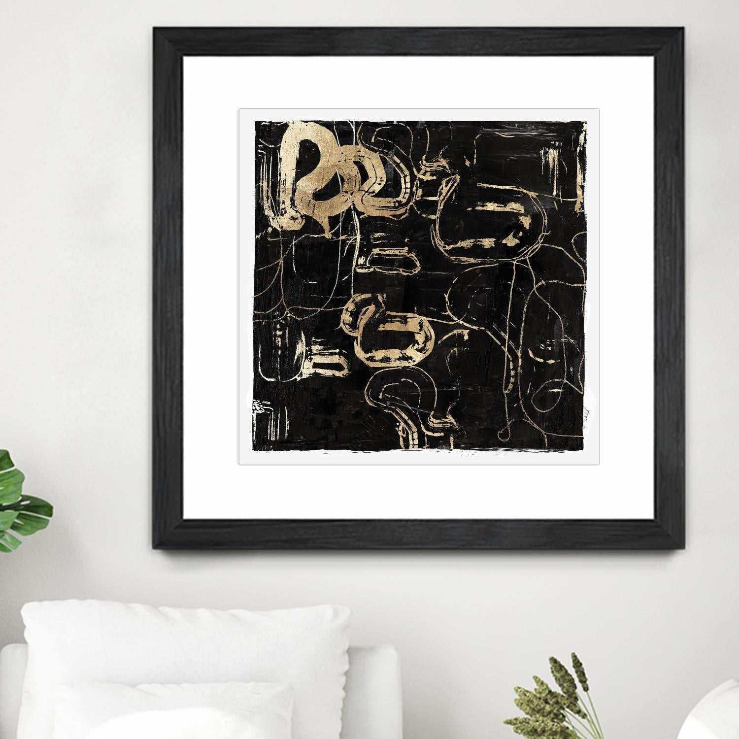 Golden Silence II by PI Studio on GIANT ART - abstract