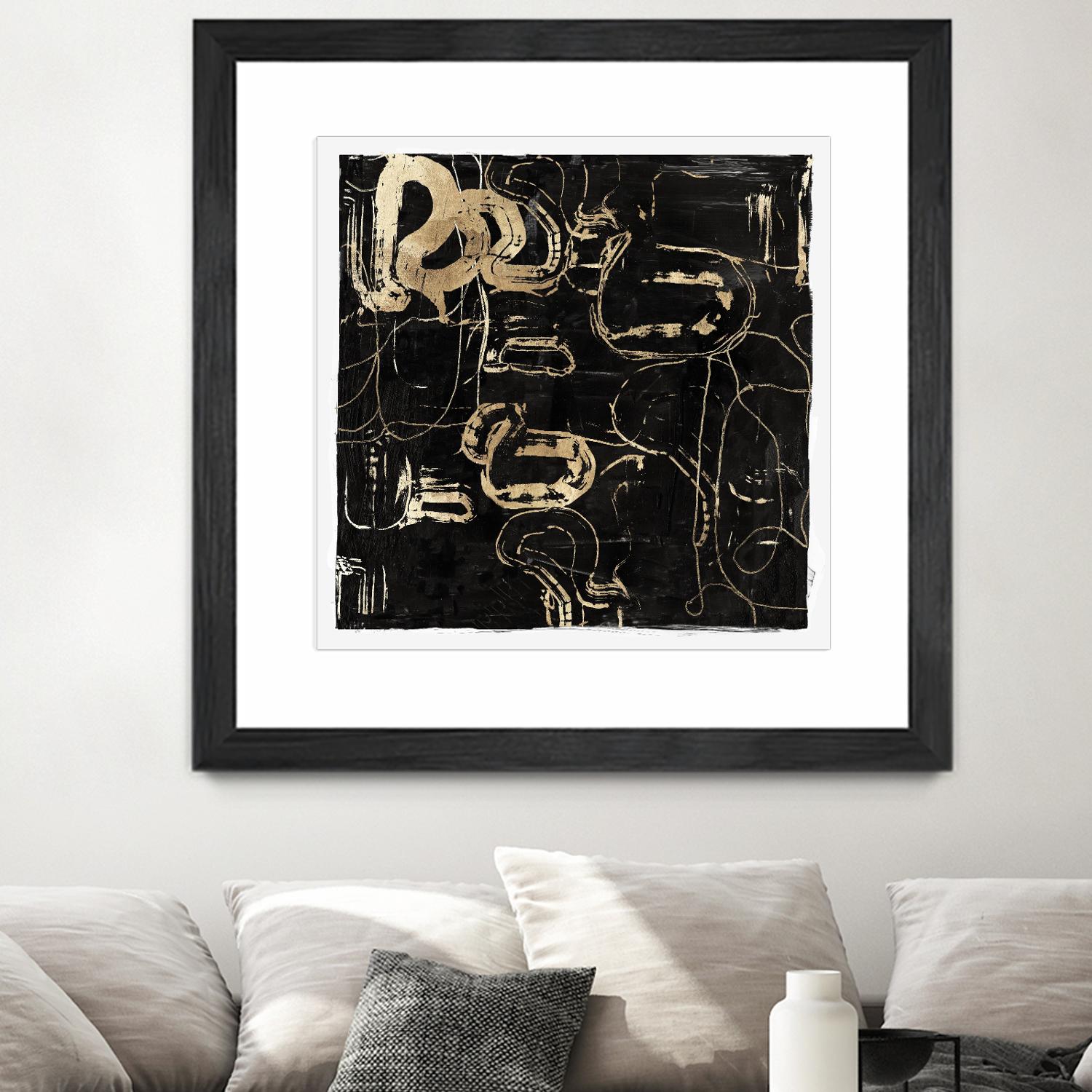 Golden Silence II by PI Studio on GIANT ART - abstract