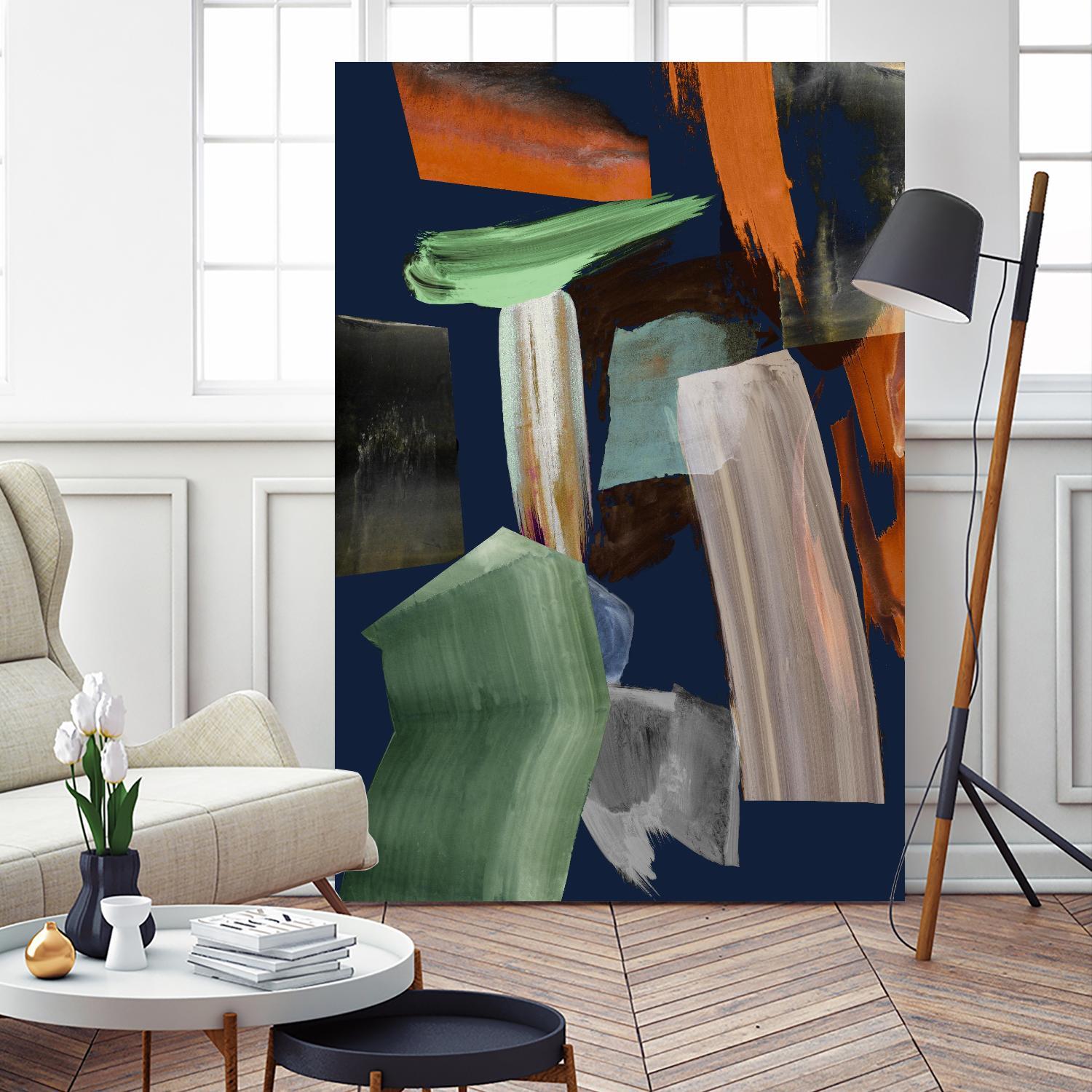 Sunsets in the City I by PI Studio on GIANT ART - abstract