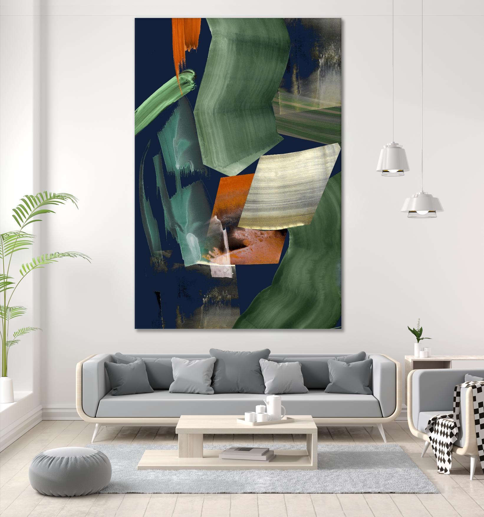 Sunsets in the City II by PI Studio on GIANT ART - abstract