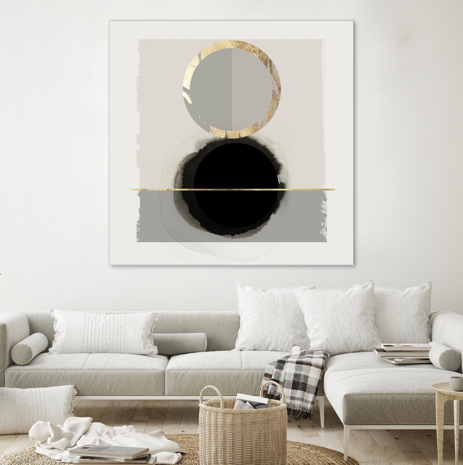 Dream Life Inspired I by PI Studio on GIANT ART - gold watercolour watercoulor