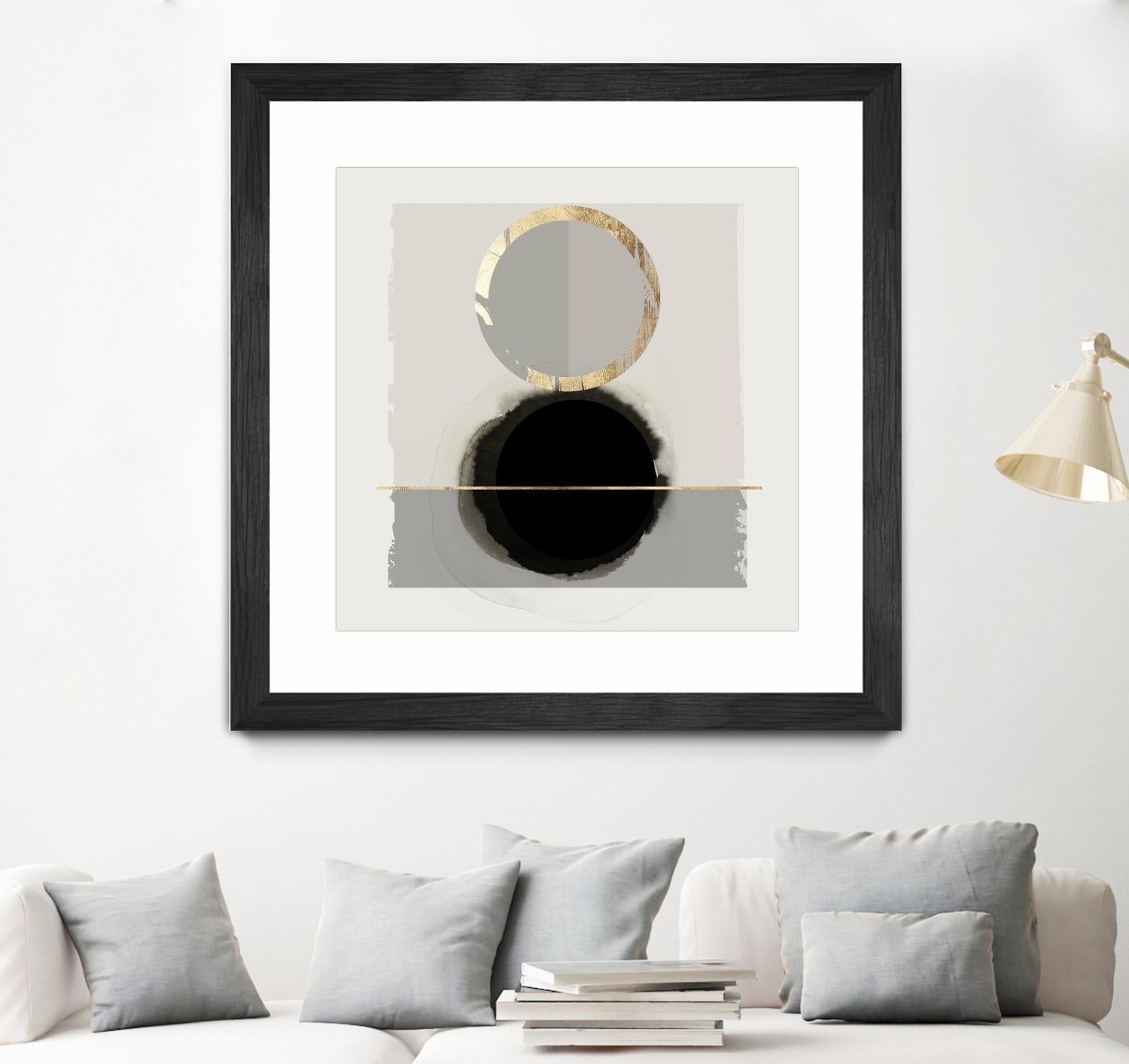 Dream Life Inspired I by PI Studio on GIANT ART - gold watercolour watercoulor