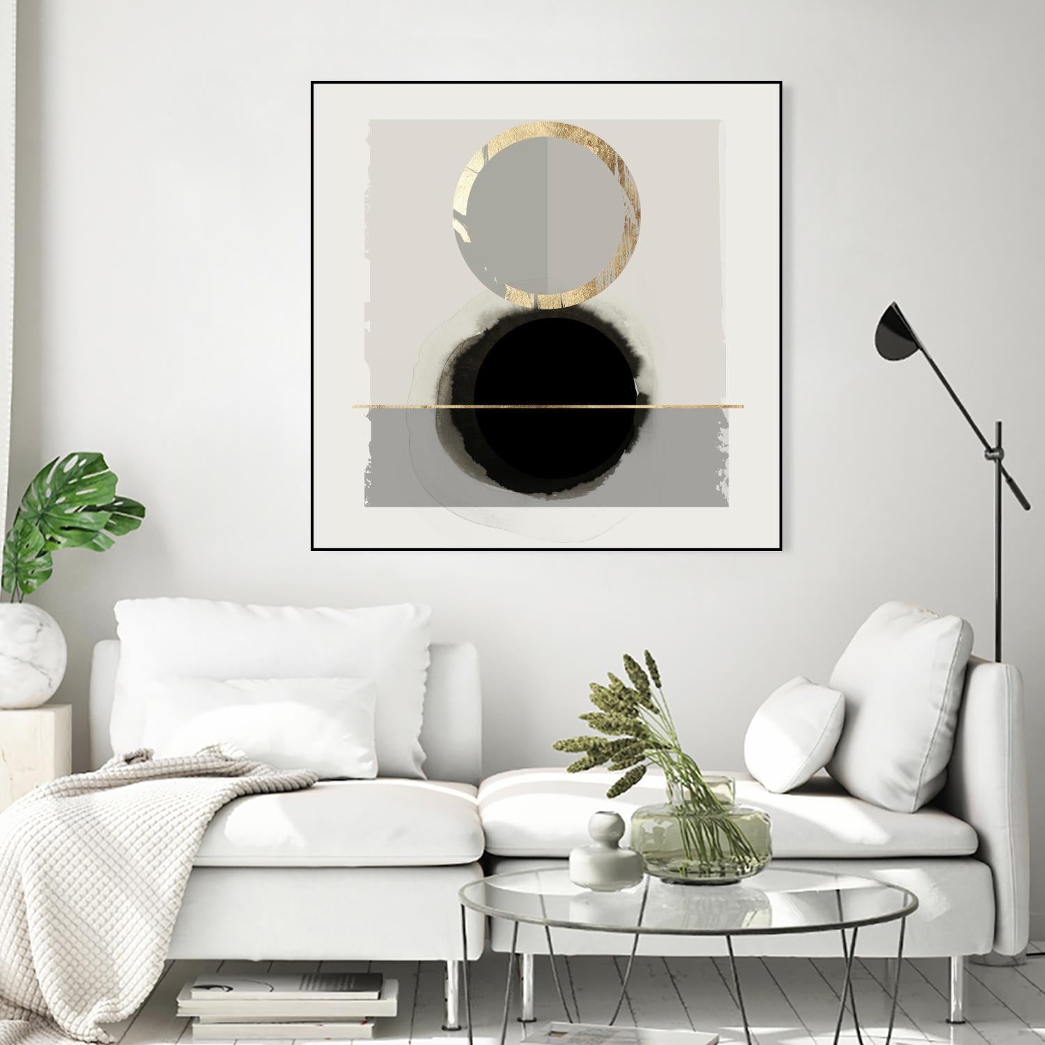 Dream Life Inspired I by PI Studio on GIANT ART - gold watercolour watercoulor