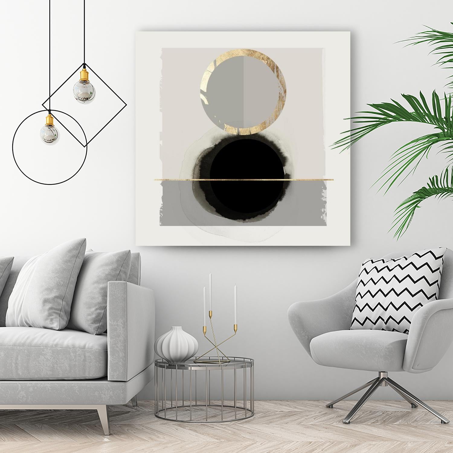 Dream Life Inspired I by PI Studio on GIANT ART - gold watercolour watercoulor