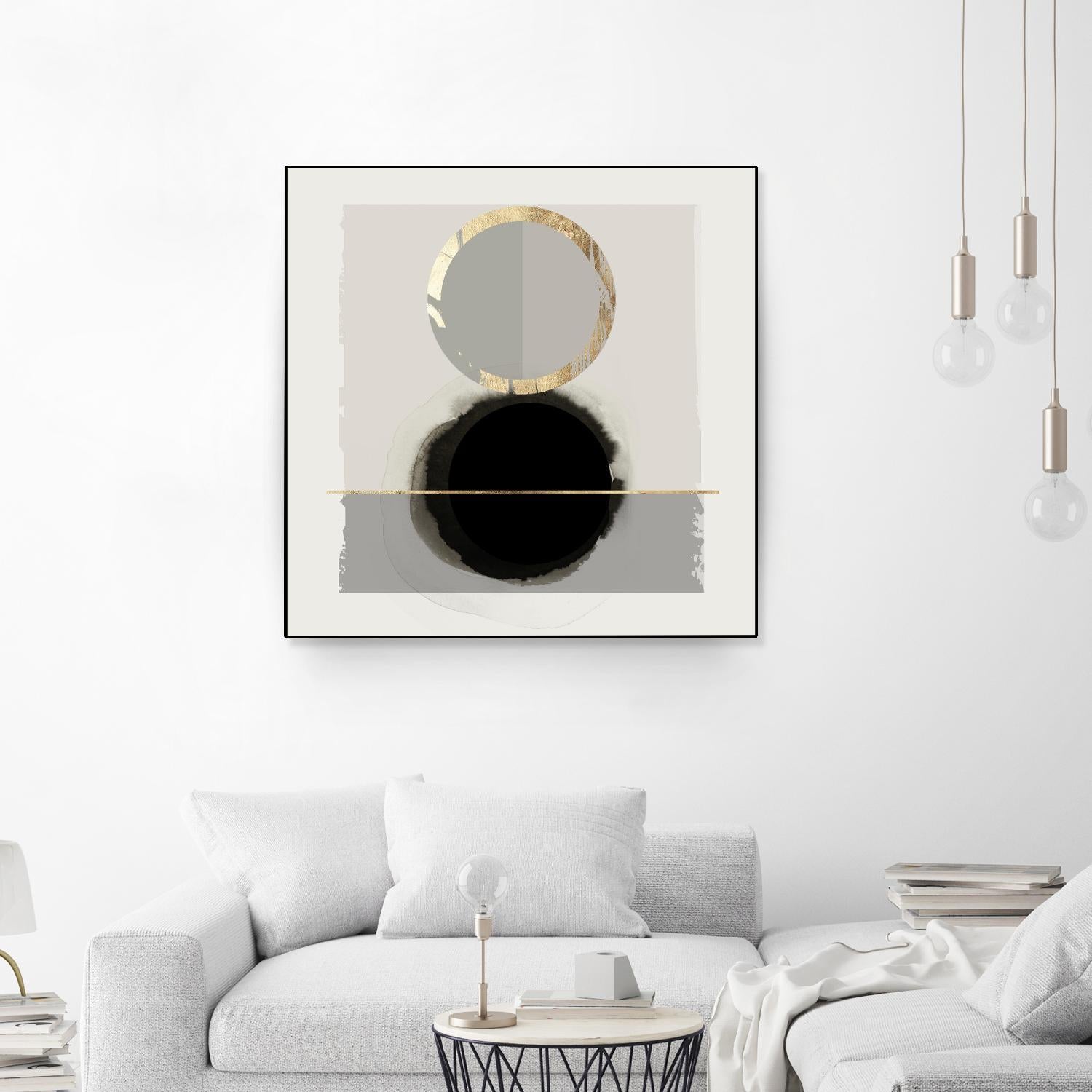 Dream Life Inspired I by PI Studio on GIANT ART - gold watercolour watercoulor