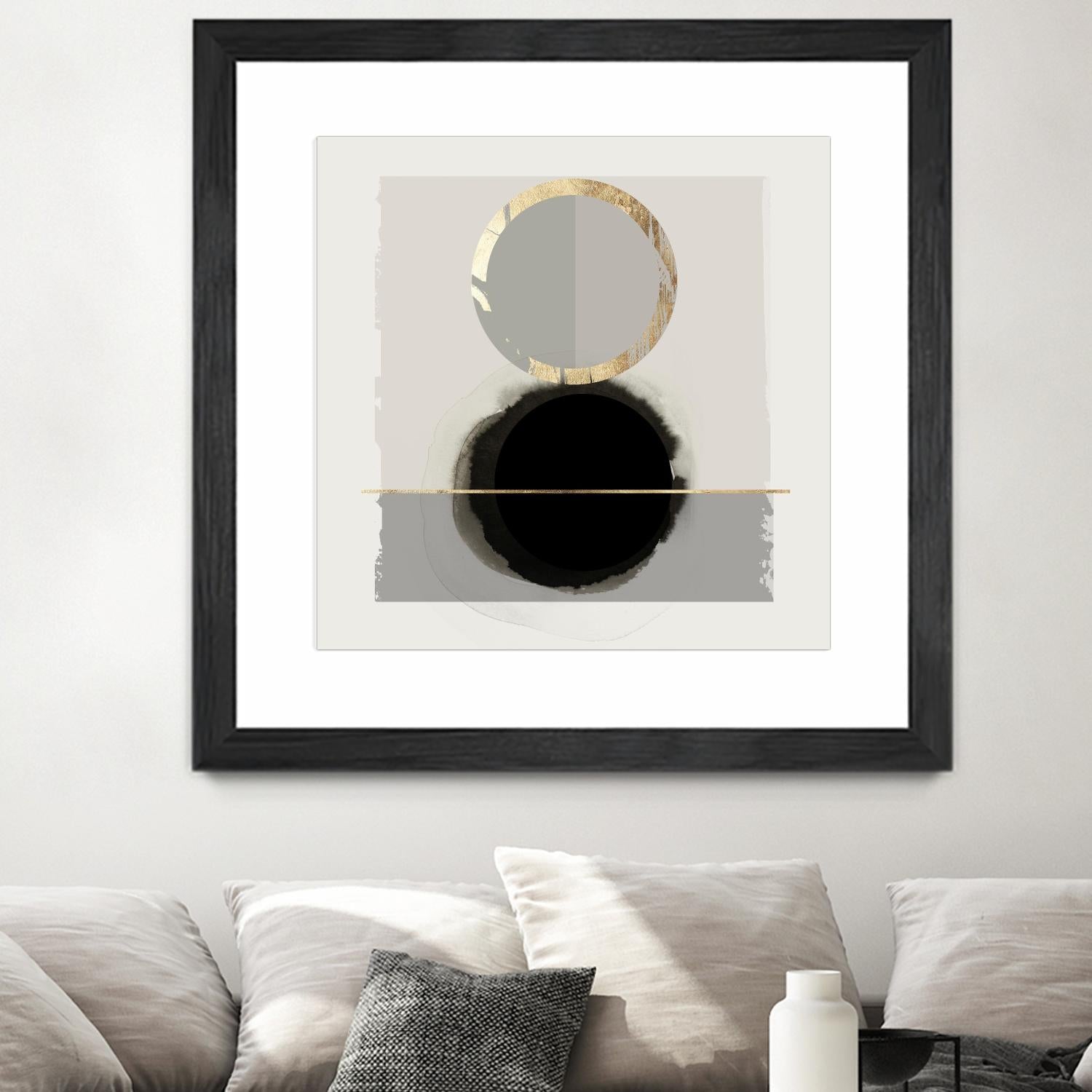 Dream Life Inspired I by PI Studio on GIANT ART - gold watercolour watercoulor