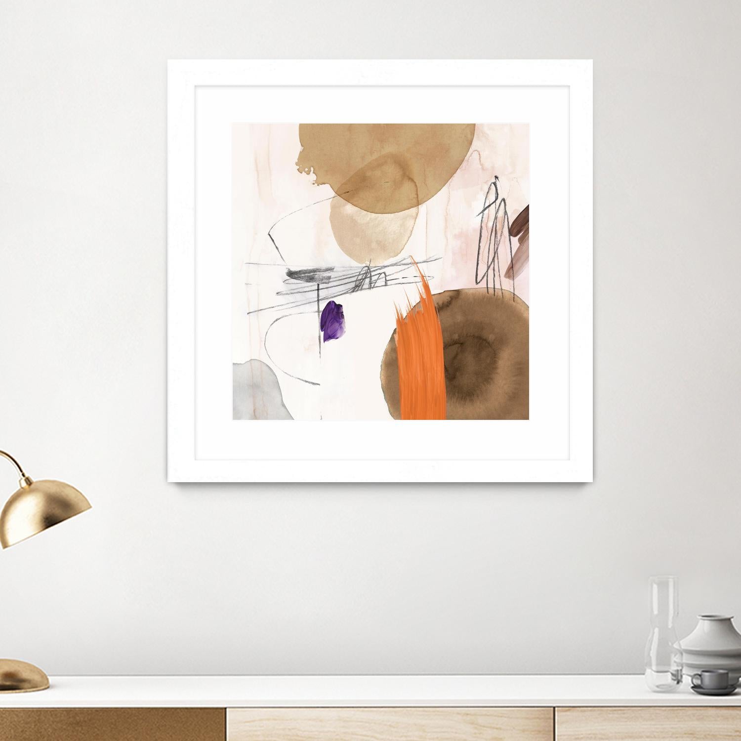 Velvet At Dusk II by PI Studio on GIANT ART - orange abstract abstract