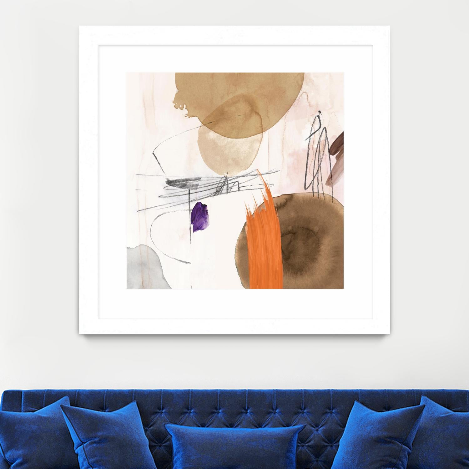 Velvet At Dusk II by PI Studio on GIANT ART - orange abstract abstract