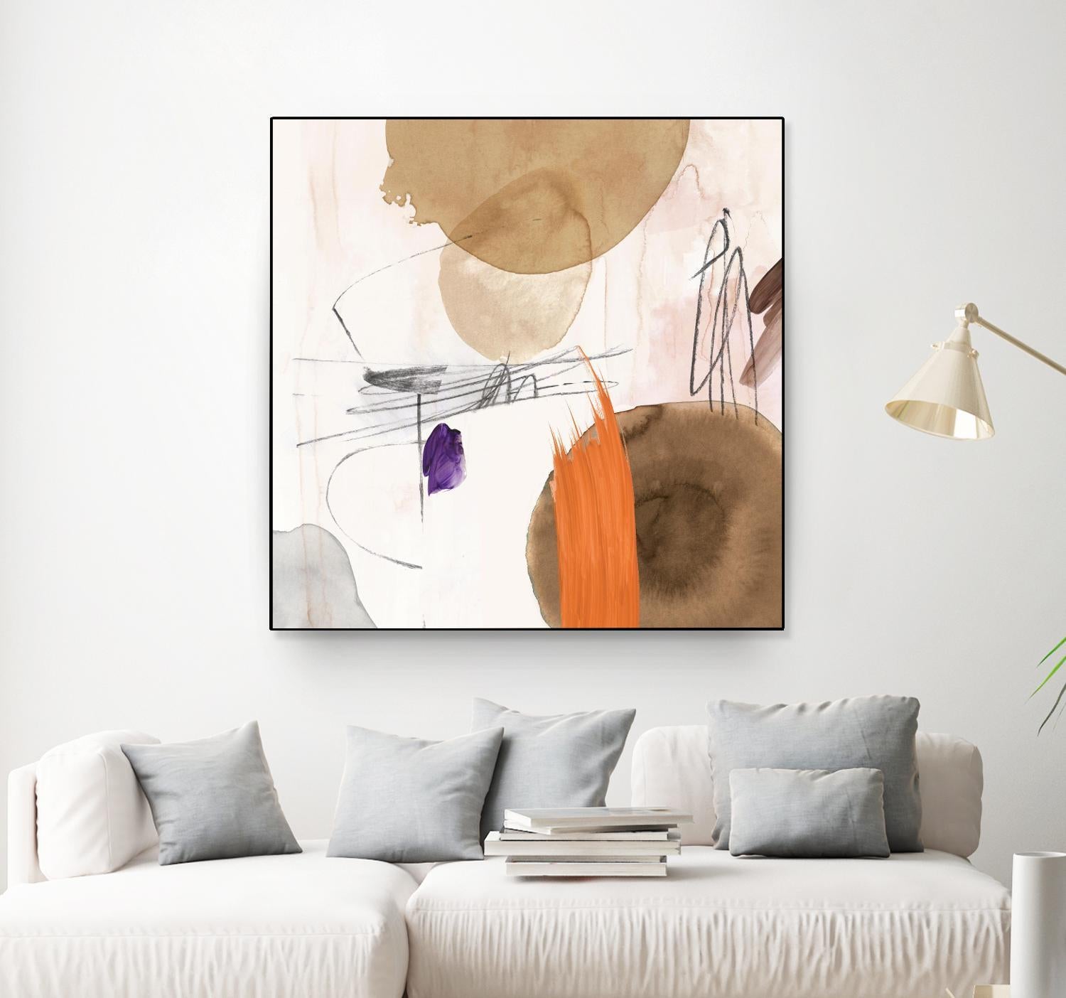 Velvet At Dusk II by PI Studio on GIANT ART - orange abstract abstract