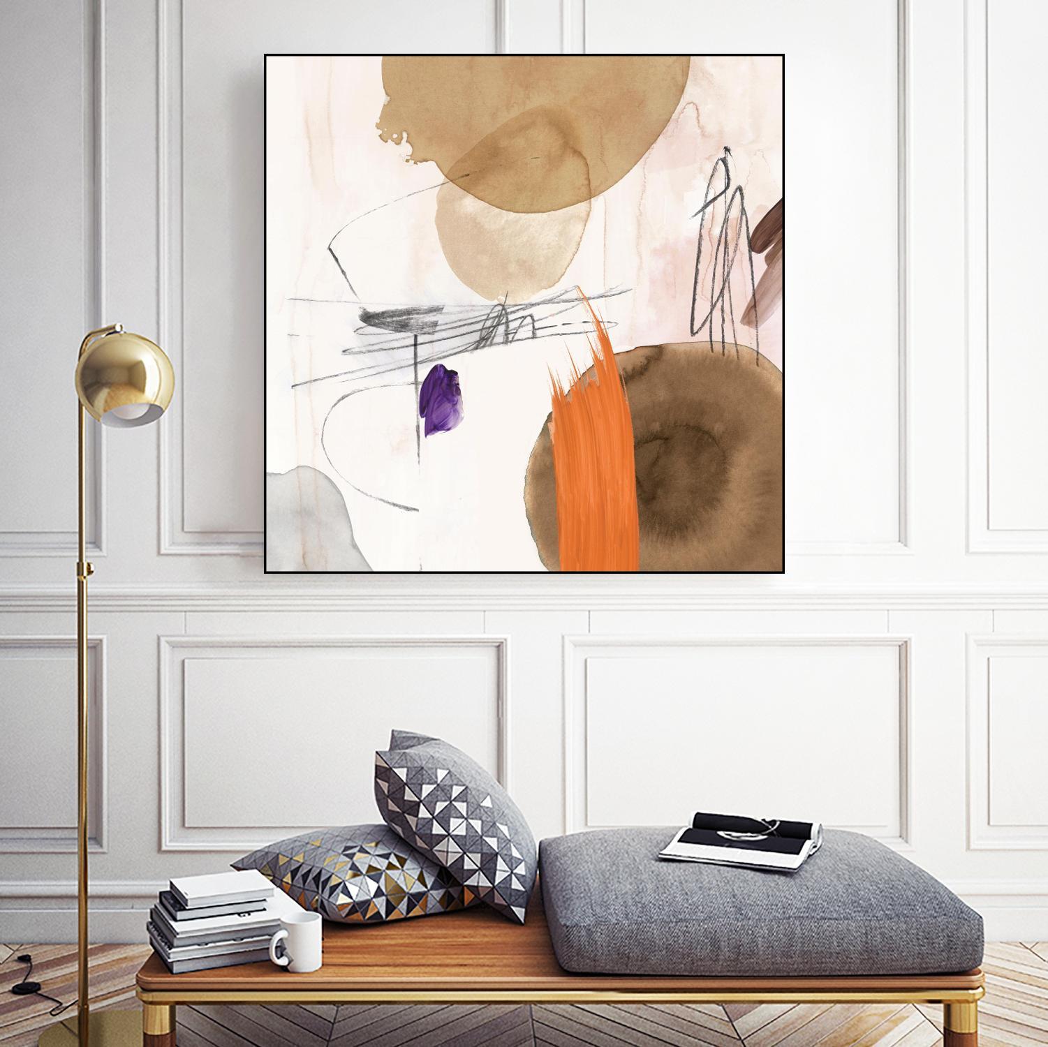 Velvet At Dusk II by PI Studio on GIANT ART - orange abstract abstract