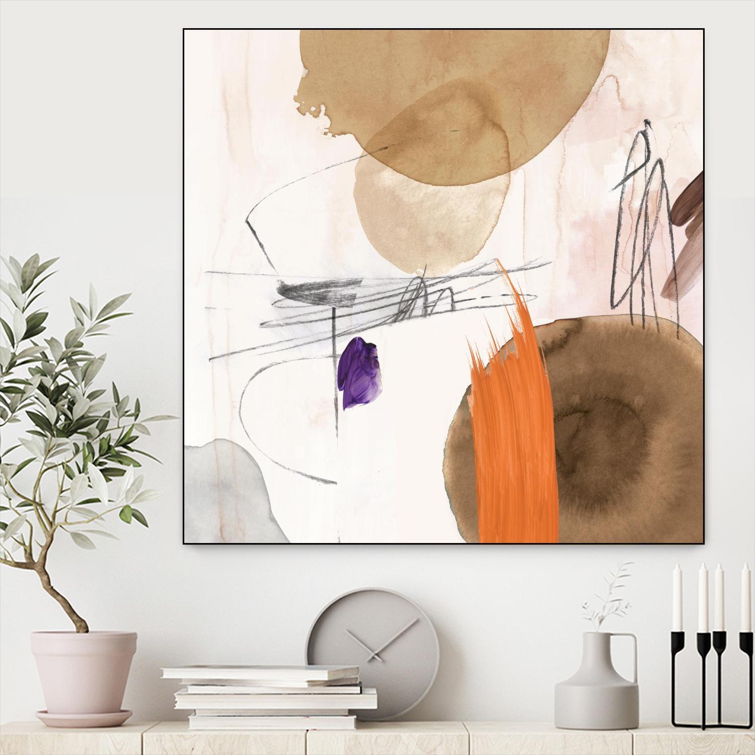 Velvet At Dusk II by PI Studio on GIANT ART - orange abstract abstract