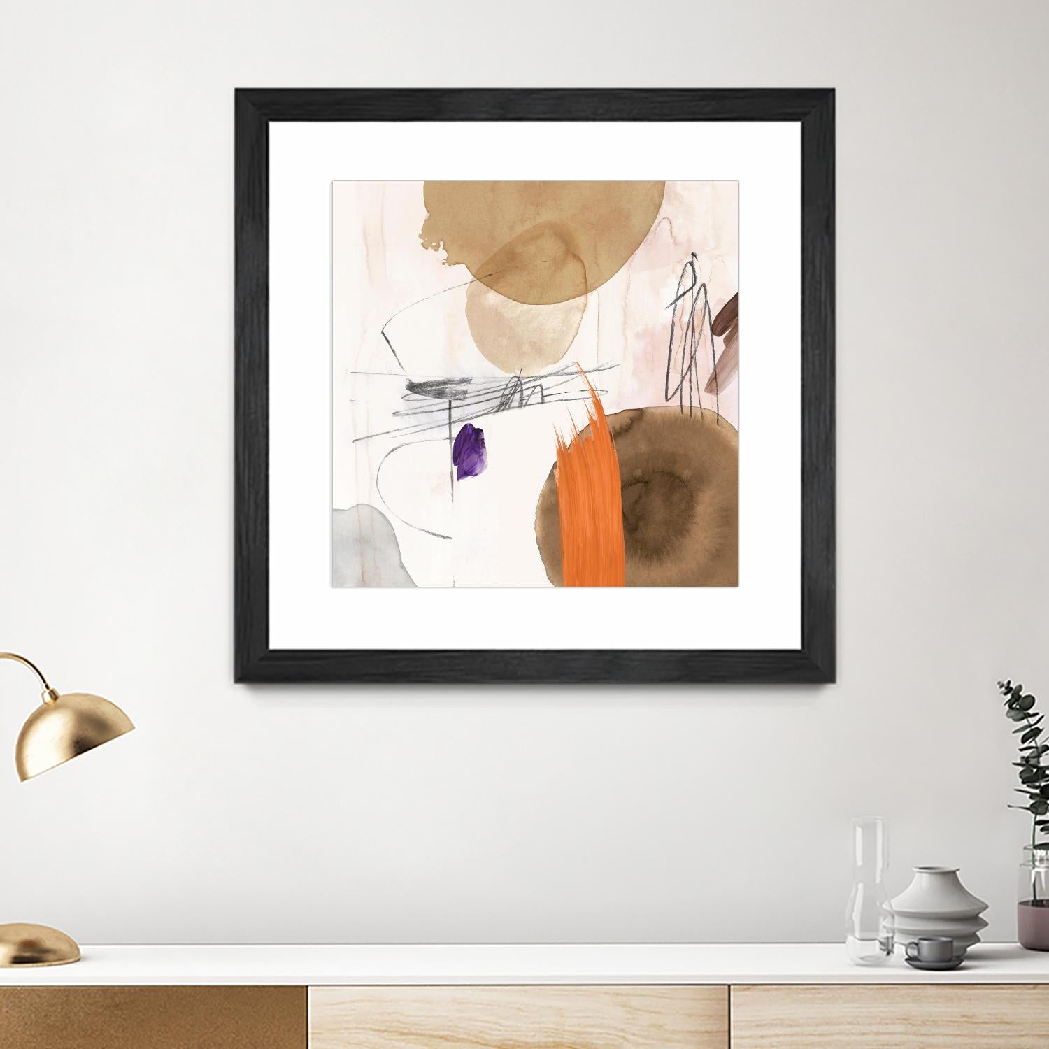 Velvet At Dusk II by PI Studio on GIANT ART - orange abstract abstract