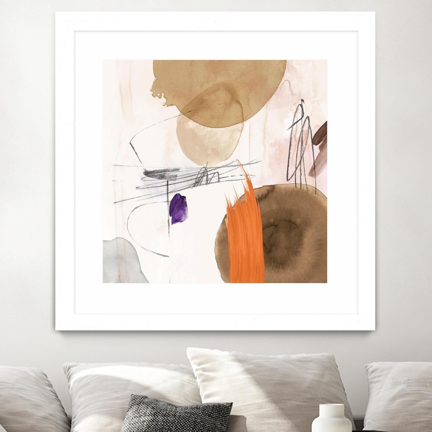 Velvet At Dusk II by PI Studio on GIANT ART - orange abstract abstract