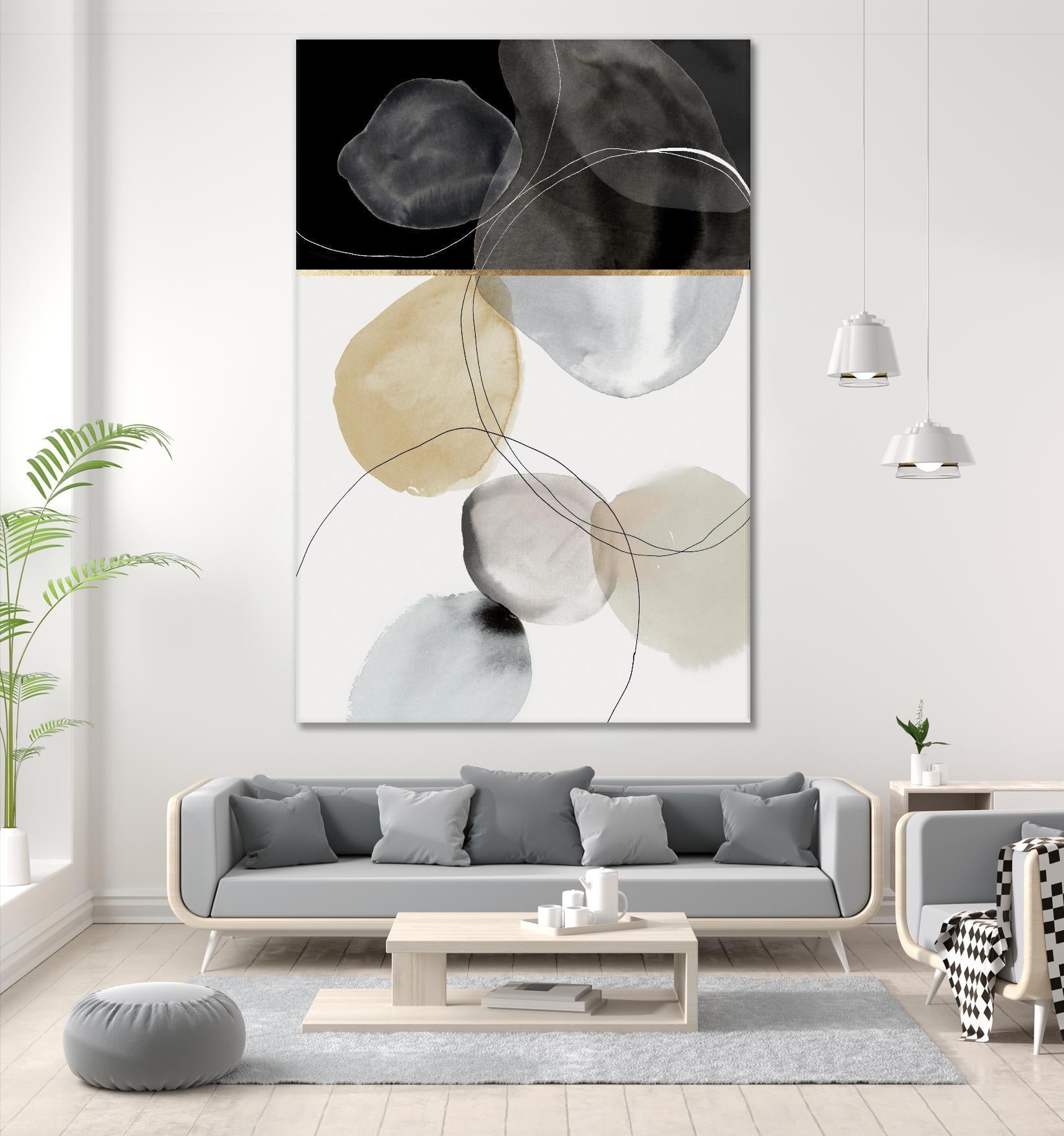 Rolling Stones I by PI Studio on GIANT ART - abstract