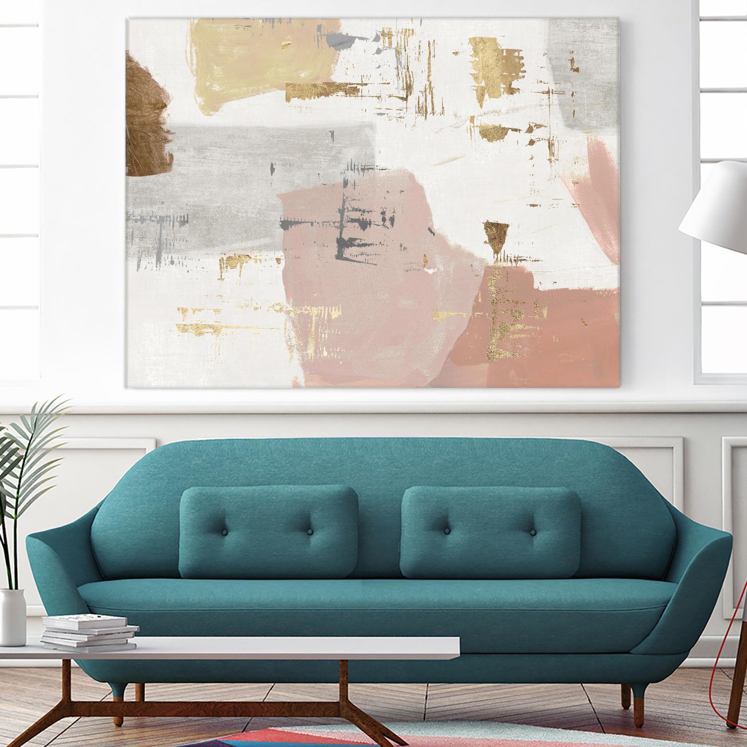 A Rose's Touch by PI Studio on GIANT ART - gold abstract abstract