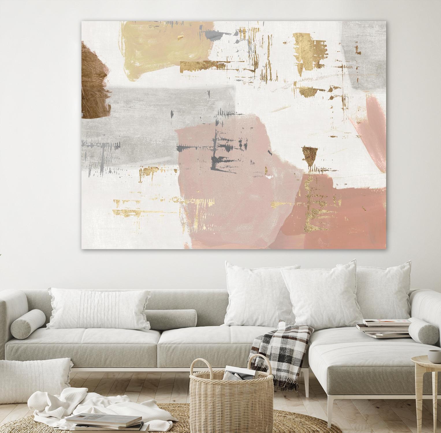 A Rose's Touch by PI Studio on GIANT ART - gold abstract abstract