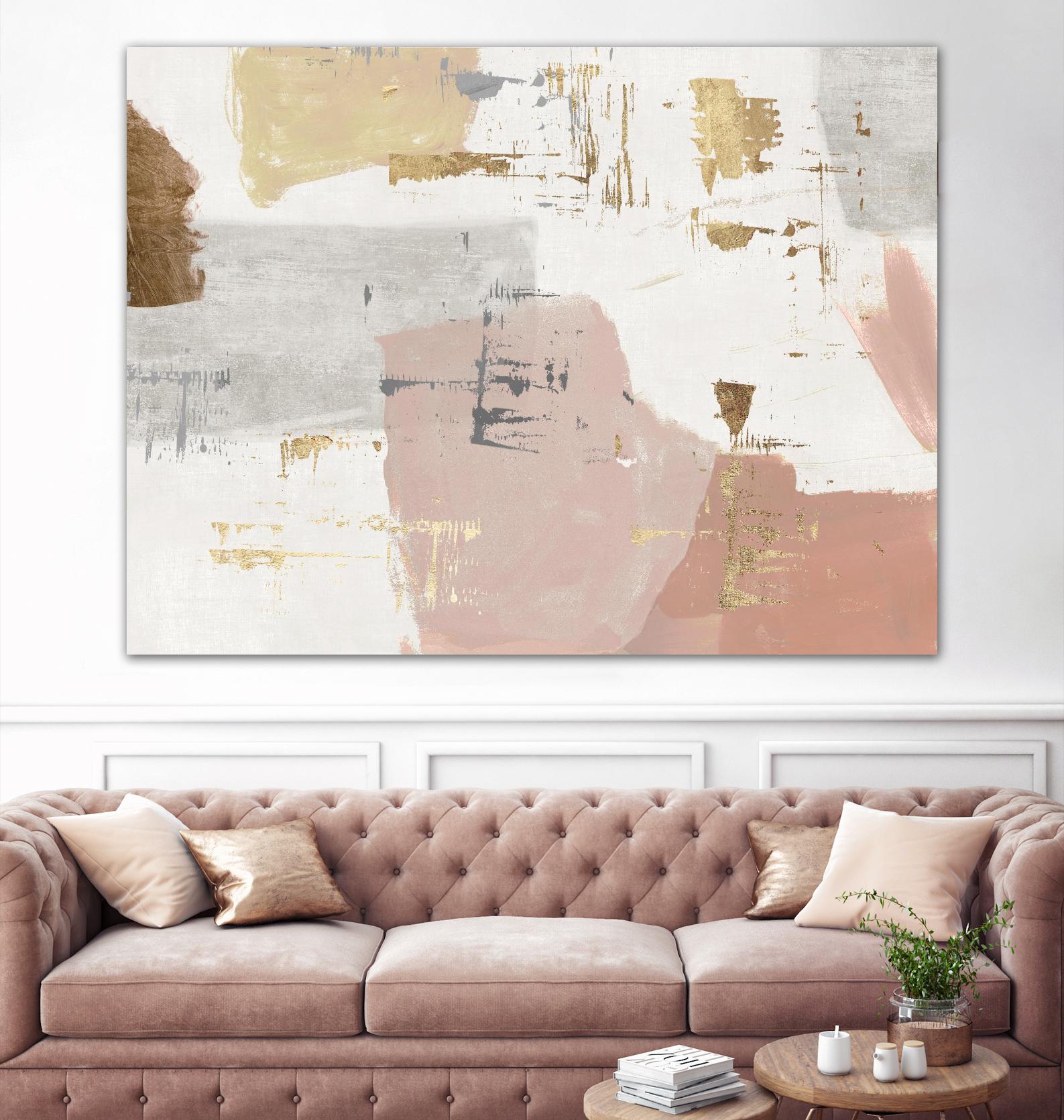 A Rose's Touch by PI Studio on GIANT ART - gold abstract abstract
