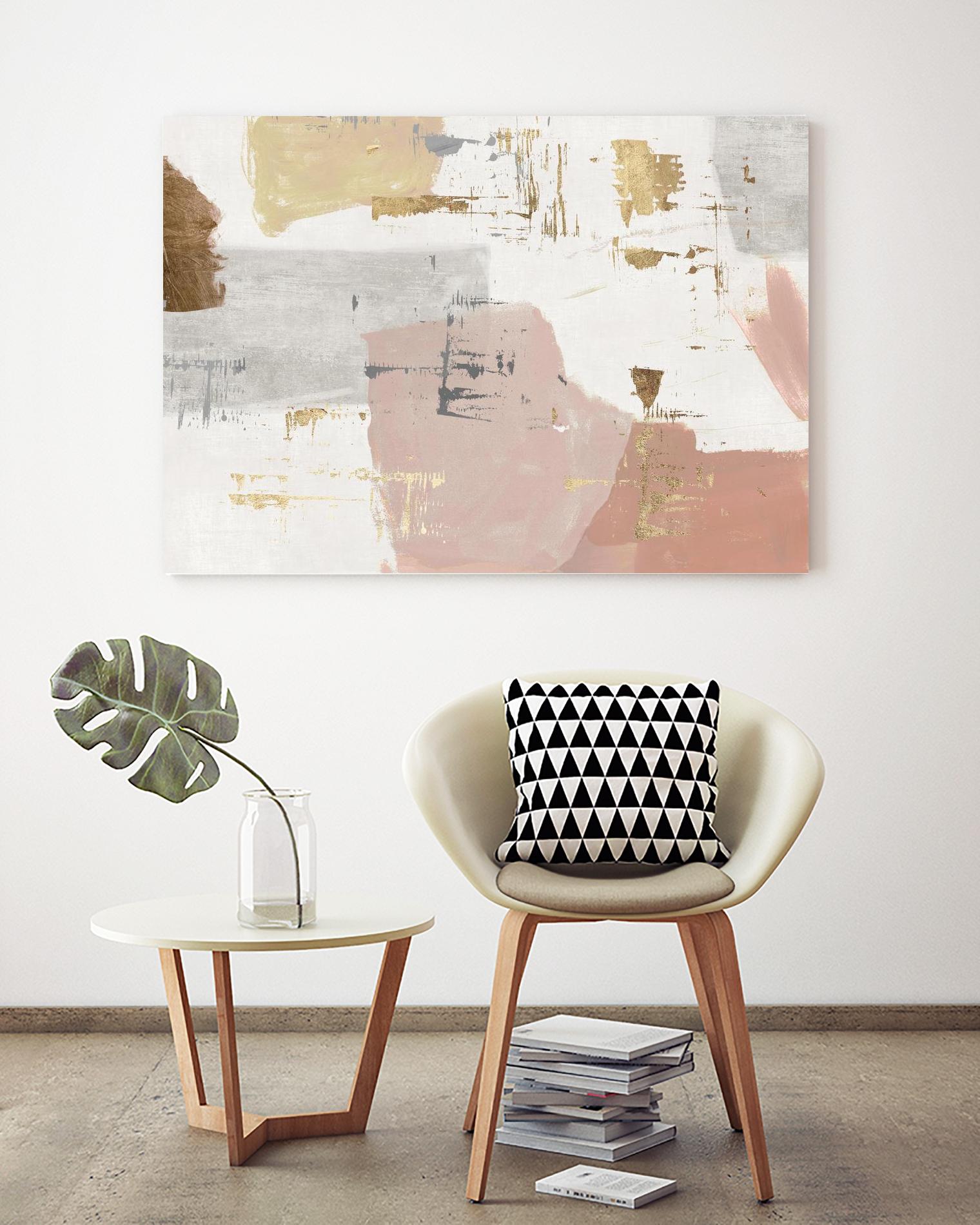 A Rose's Touch by PI Studio on GIANT ART - gold abstract abstract