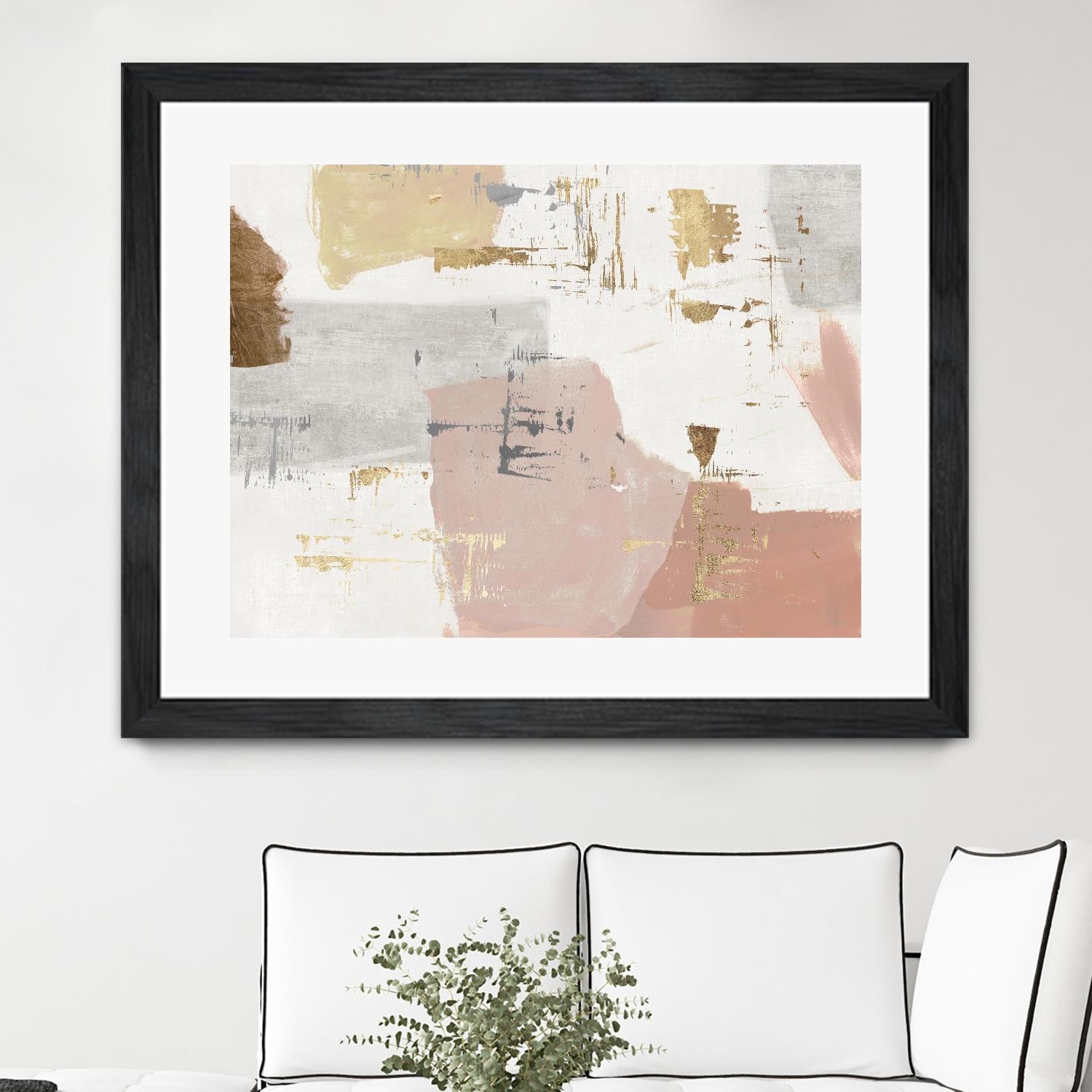 A Rose's Touch by PI Studio on GIANT ART - gold abstract abstract