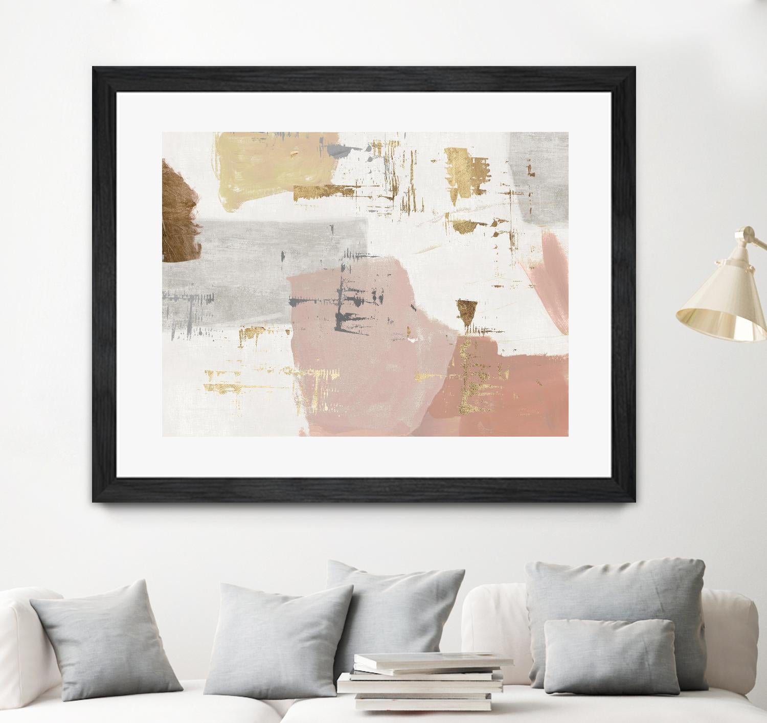 A Rose's Touch by PI Studio on GIANT ART - gold abstract abstract