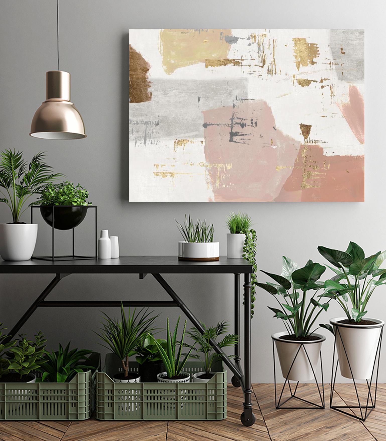 A Rose's Touch by PI Studio on GIANT ART - gold abstract abstract