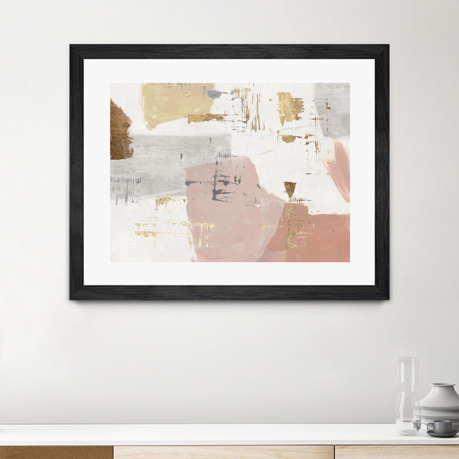 A Rose's Touch by PI Studio on GIANT ART - gold abstract abstract