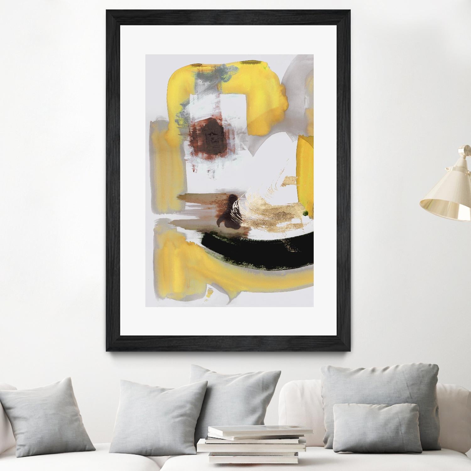 Lines Written in Early Spring II by PI Studio on GIANT ART - gold abstract abstract