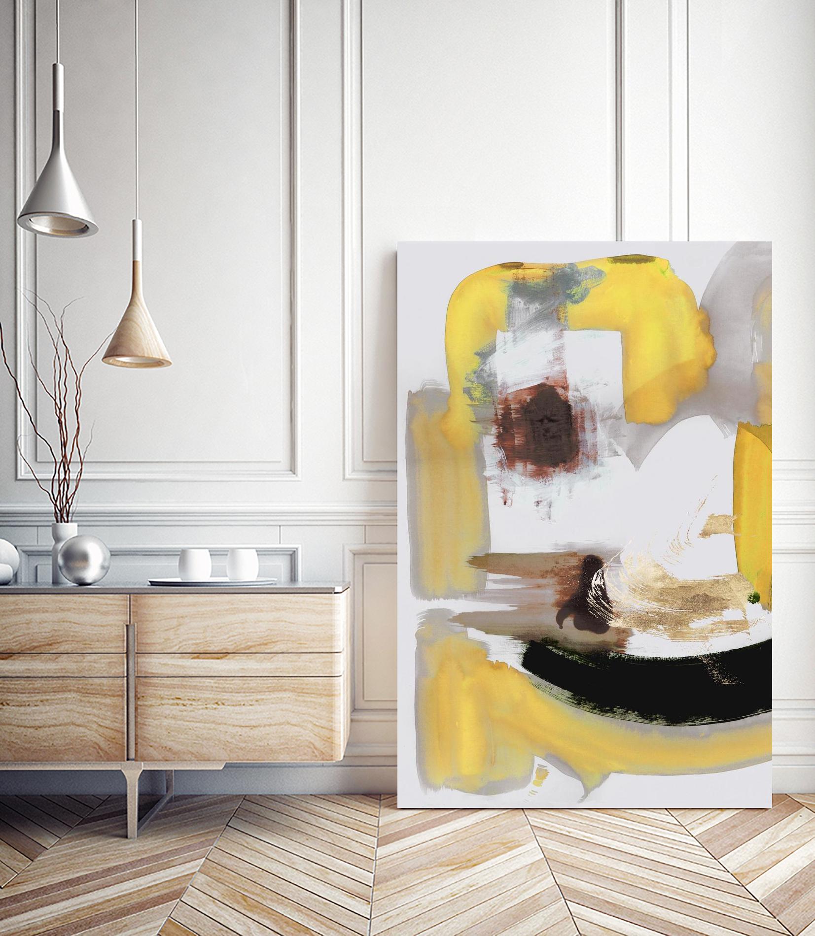 Lines Written in Early Spring II by PI Studio on GIANT ART - gold abstract abstract